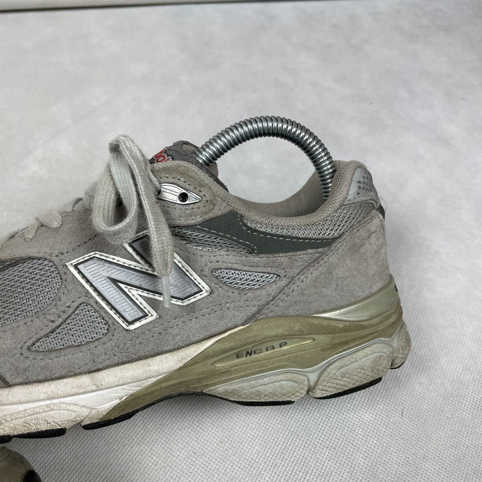 New Balance New Balance Gray Leather Lace Up Athletic Sneaker Shoes Size US 6 / IT 36 - 9 Thumbnail