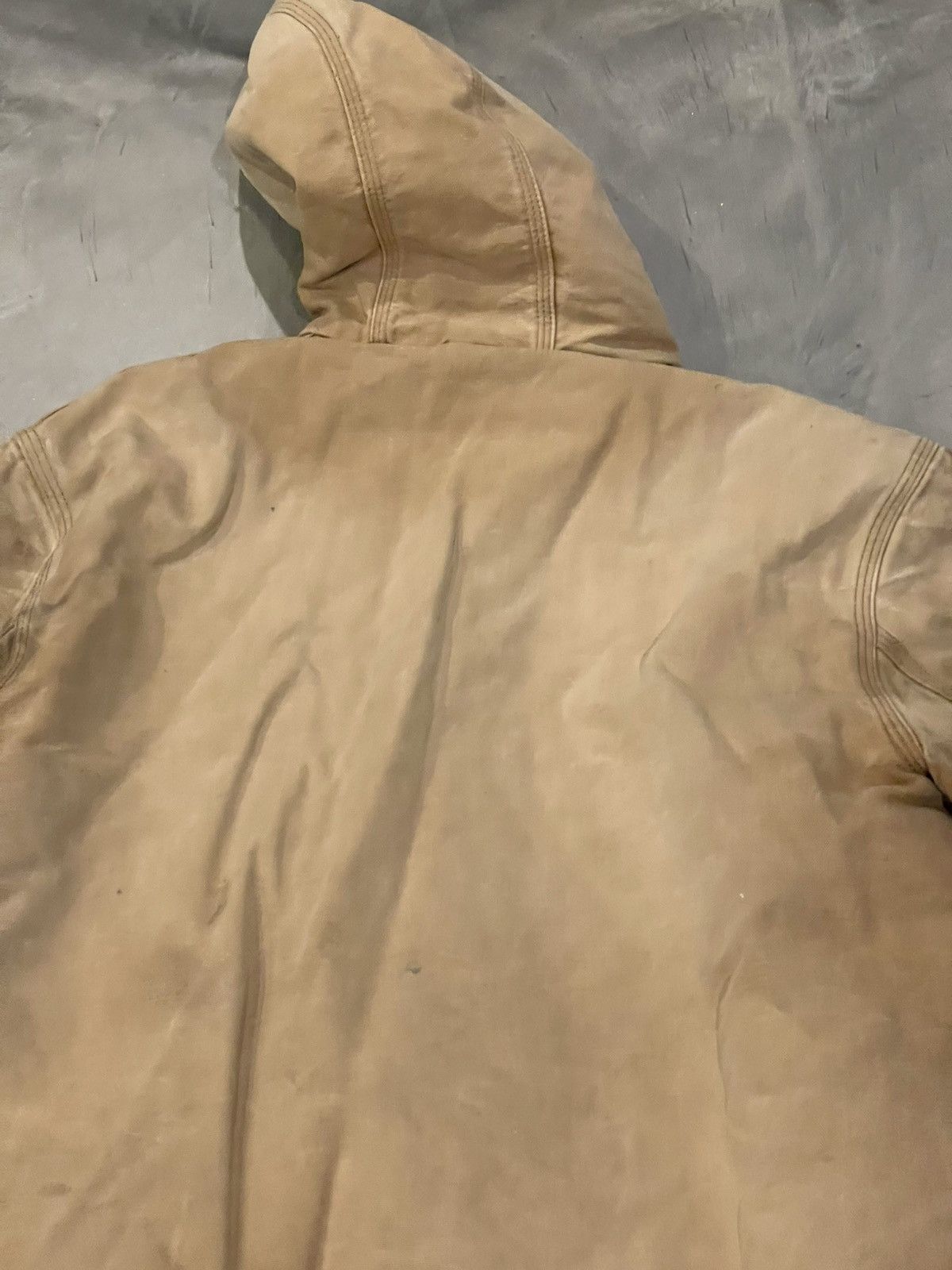 Carhartt Vintage Farm Worn Carhartt Duck Lined hooded Zip Size Med Size US M / EU 48-50 / 2 - 12 Thumbnail
