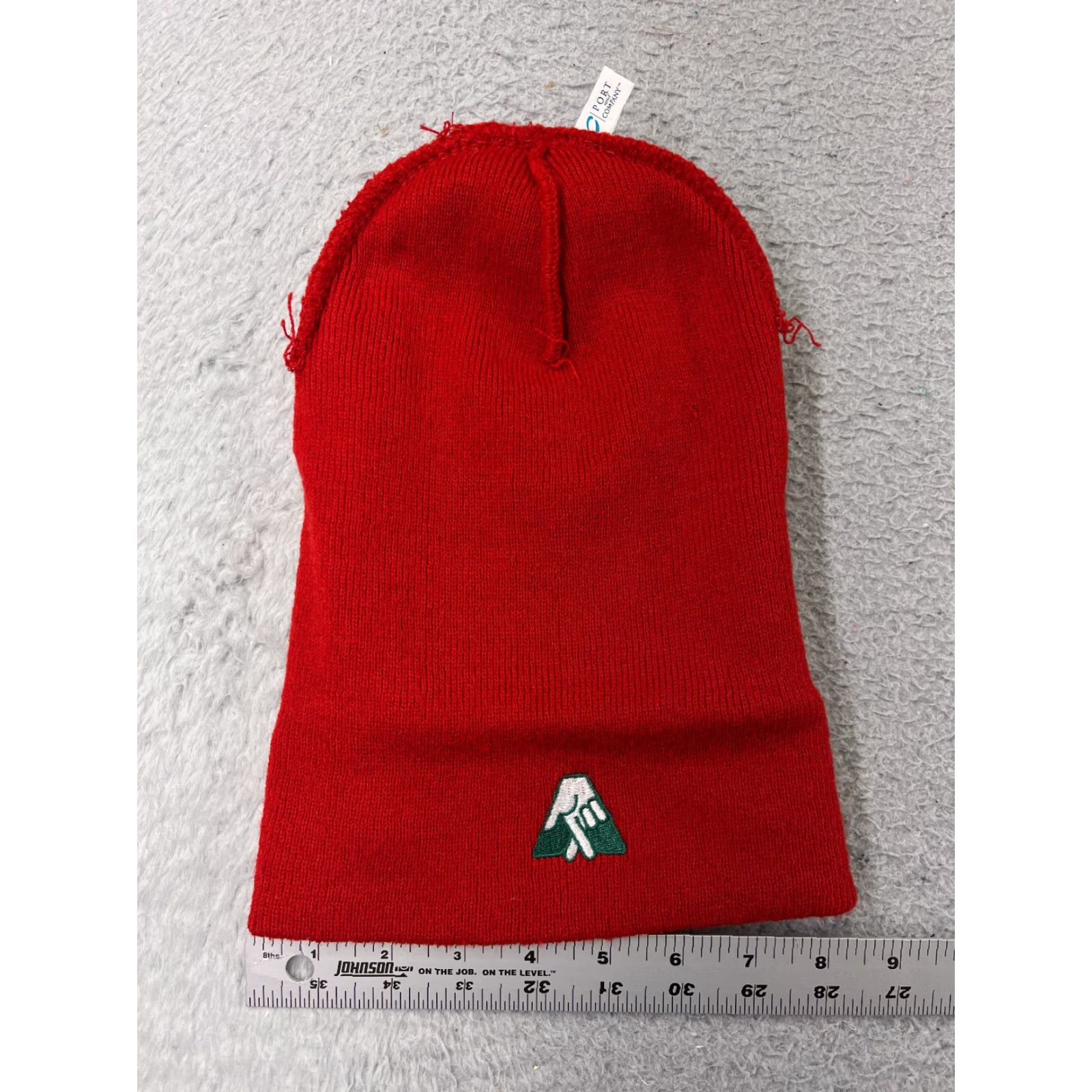Port & Company Port & Company Crossed Fingers Beanie Toque Beanie Adult One Size Red Knit Acrylic Hat Mens Size ONE SIZE - 4 Thumbnail