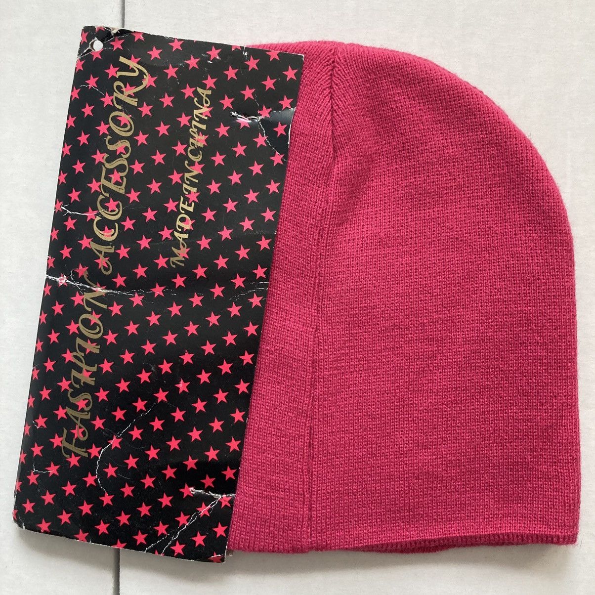 Christian Audigier DON ED HARDY PINK BEANIE CAP GEISHA JAPANESE EMBROIDERED Y2K Size ONE SIZE - 2 Thumbnail