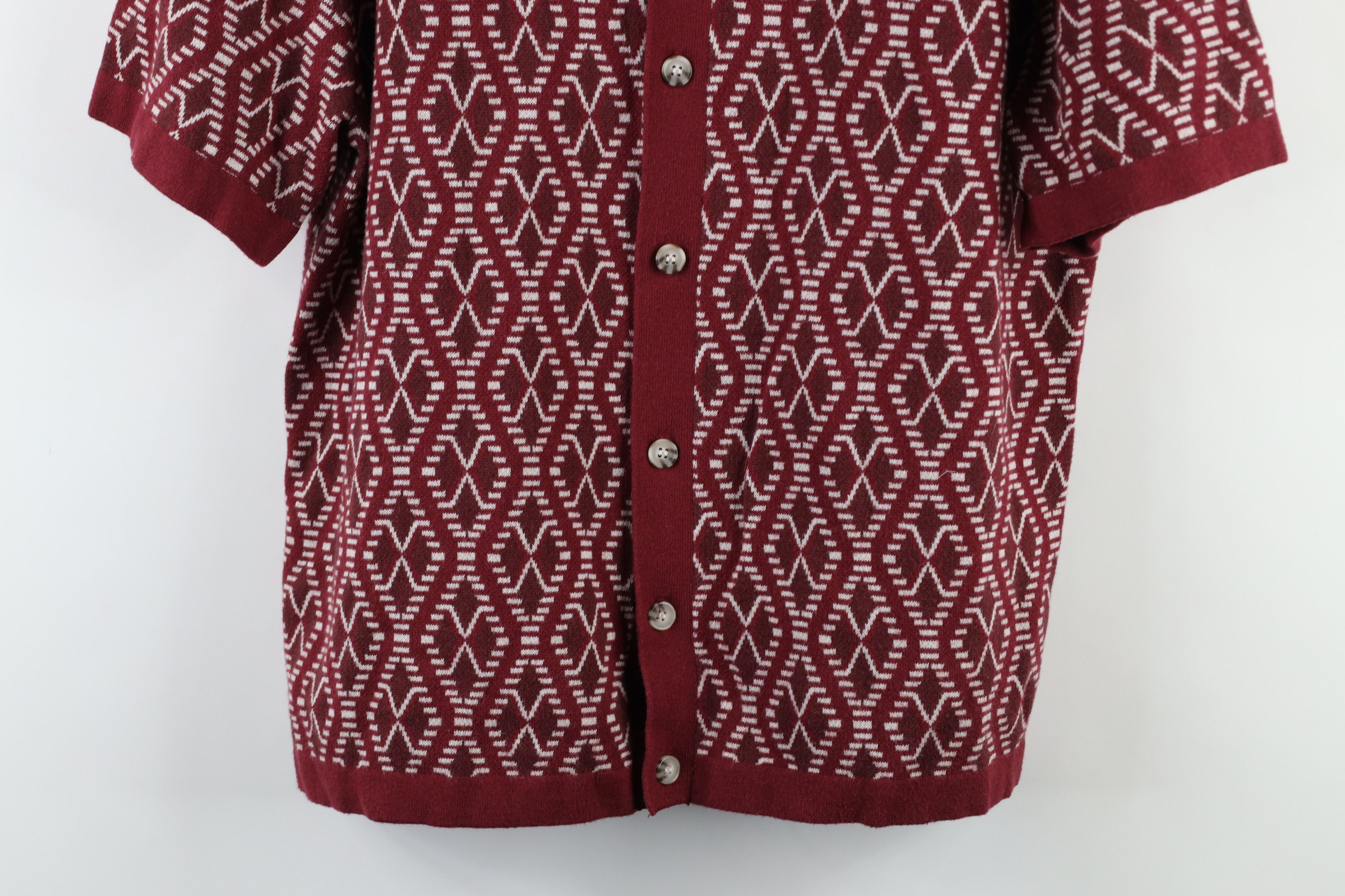 Vintage Vintage 90s Rockabilly Short Sleeve Collared Button Shirt Size US XL / EU 56 / 4 - 3 Thumbnail