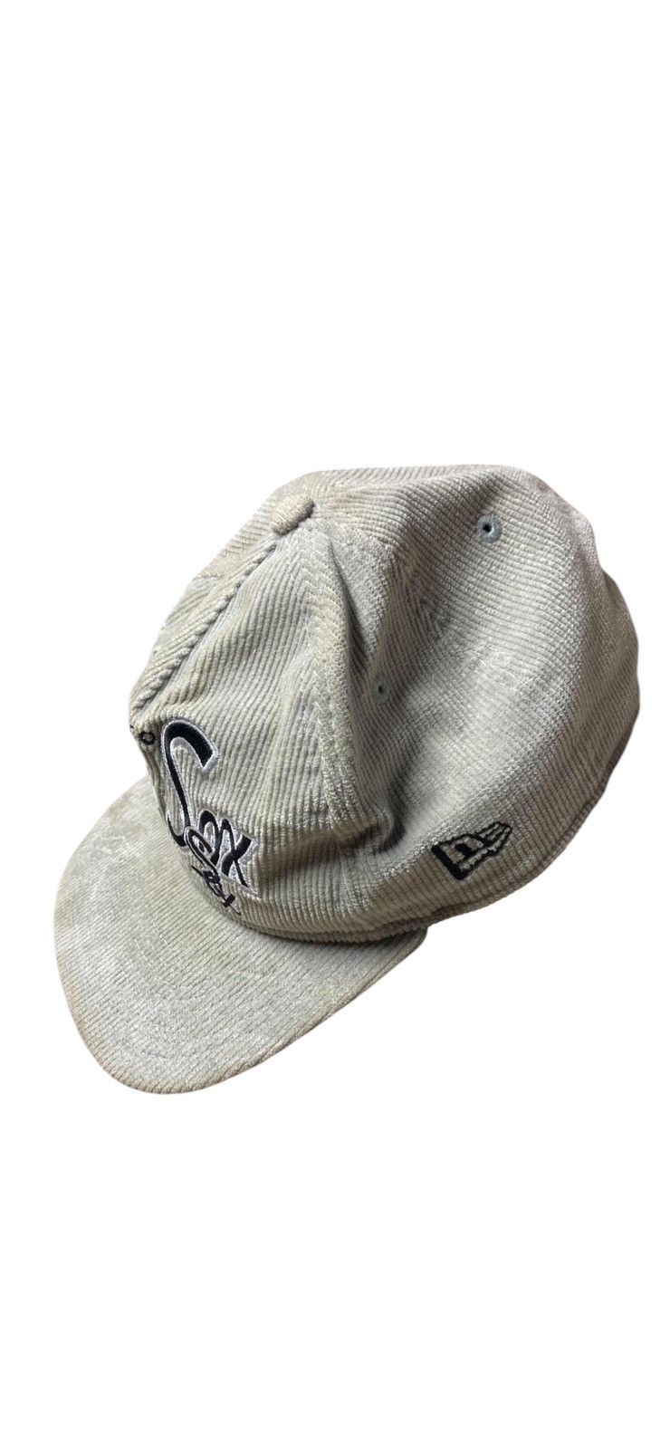 New Era Vintage Chicago White Sox Beige Corduroy Snapback Size ONE SIZE - 3 Thumbnail