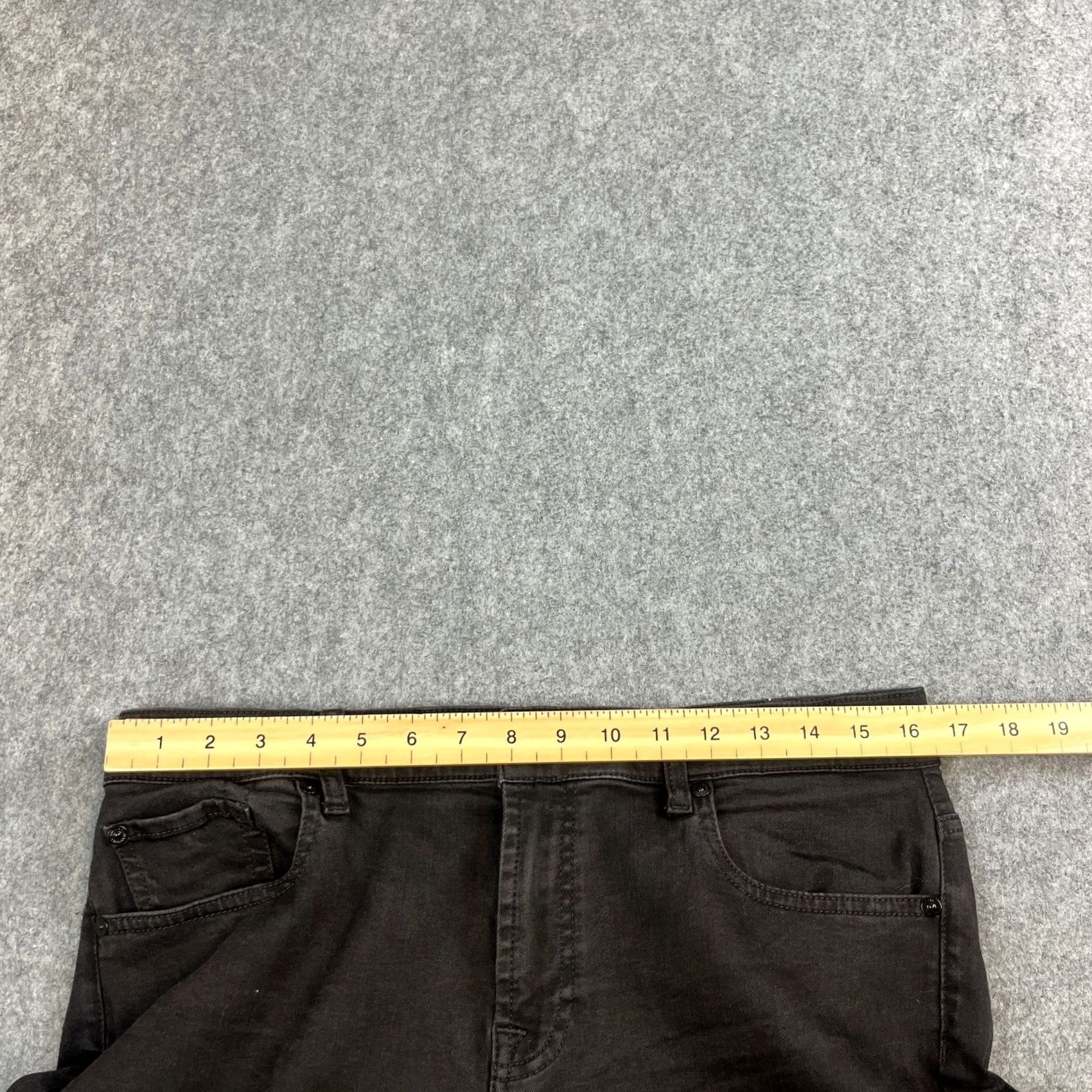 7 For All Mankind 7 For All Mankind Womens Jeans Bootcut Flare 32 Black Stretch Regular 32in 5-Pocket Denim Jeans Womens Checks Brown? Size 34" / US 12 / IT 48 - 7 Thumbnail