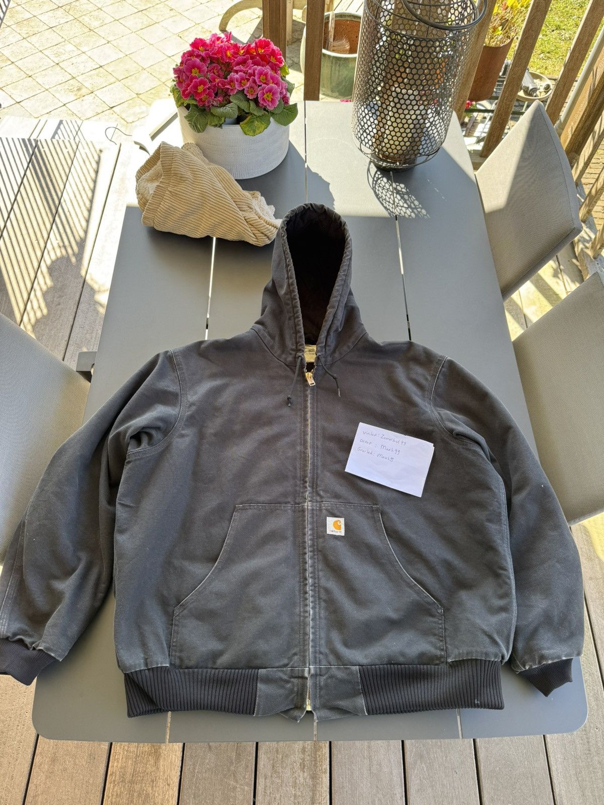 Carhartt × Vintage Carhartt J140 BLK Flannel-Lined Active Jacket Size US XL / EU 56 / 4 - 8 Thumbnail