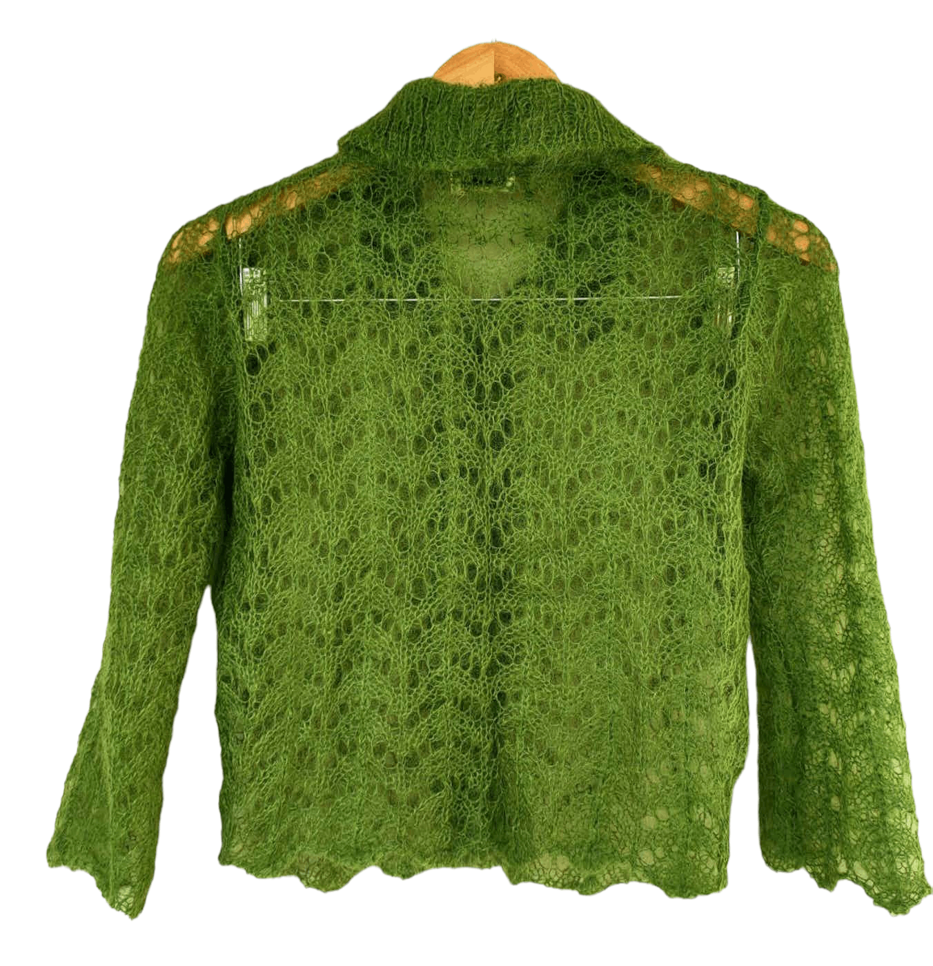 Hysteric Glamour ❎ Hysteric Glamour Mohair Mesh Button Cardigan Size S / US 4 / IT 40 - 2 Thumbnail