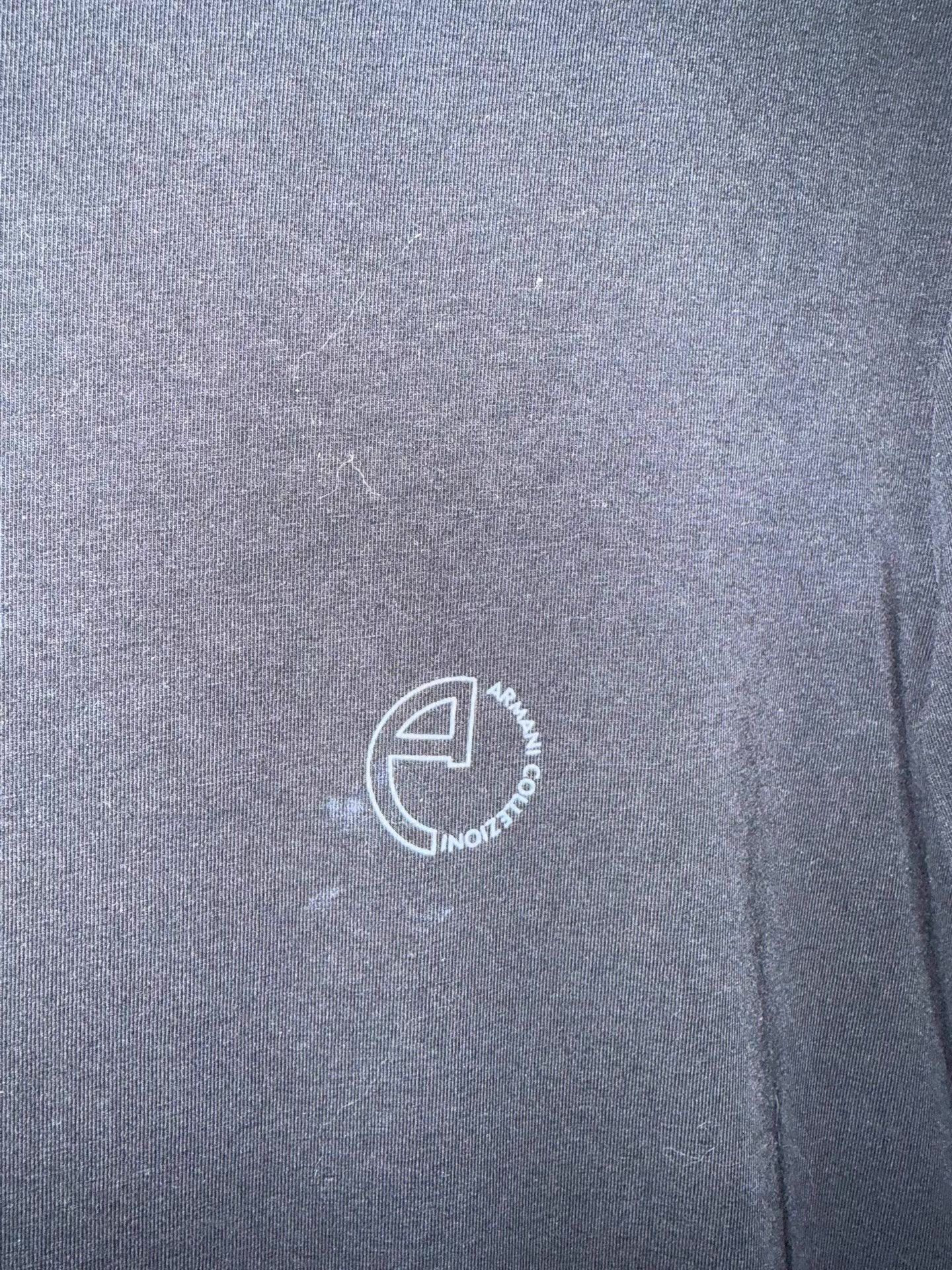 Armani ARMANI COLLEZIONI black short-sleeve T-shirt Ｑ20 Size US L / EU 52-54 / 3 - 3 Thumbnail