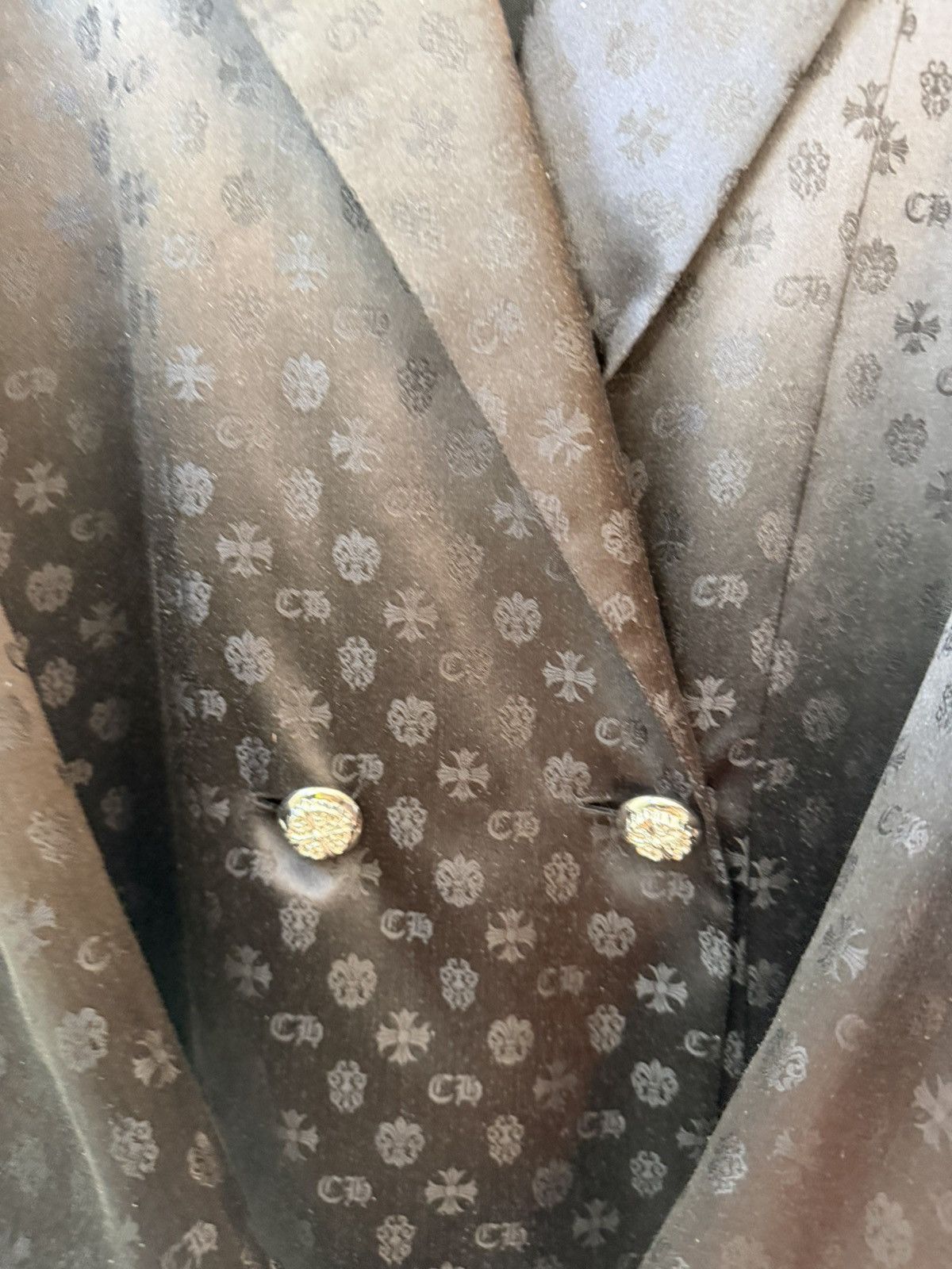 Chrome Hearts Chrome Hearts COUTURE MADE FRANCE SILK CRYSTAL JACKET Size US L / EU 52-54 / 3 - 10 Thumbnail