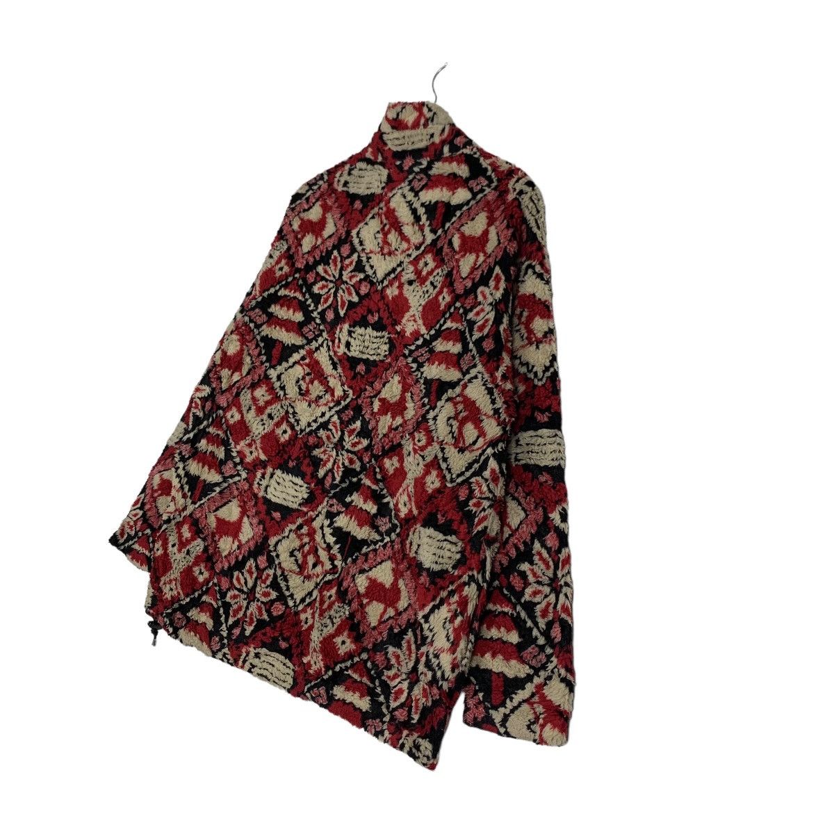 Vintage EMS Motif Design Fullprint Half Zip Pullover Fleece #0002-C1 Size M / US 6-8 / IT 42-44 - 10 Thumbnail