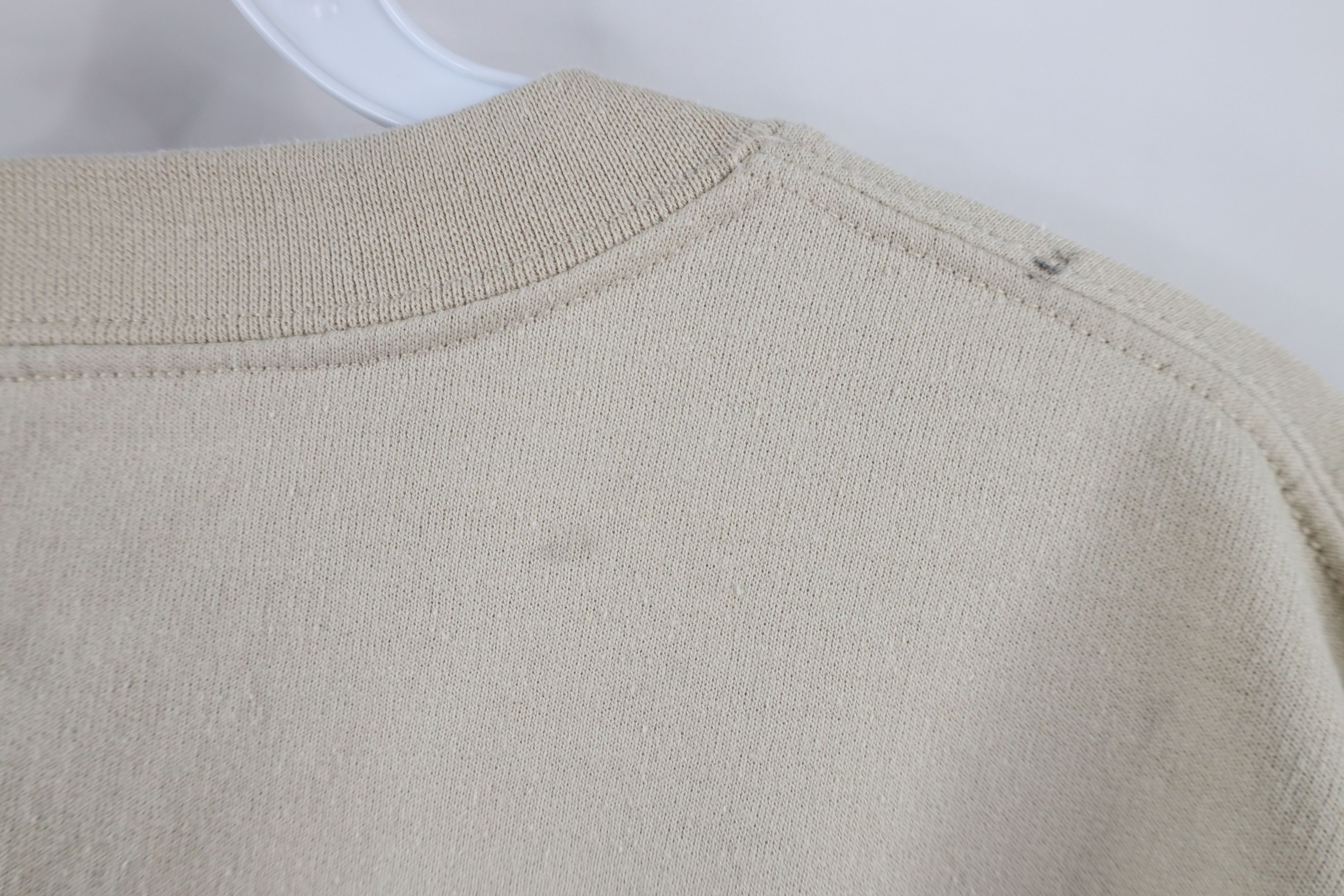 Vintage Vintage 90s Streetwear Puppy Crewneck Sweatshirt Beige Tan Size US XXL / EU 58 / 5 - 10 Thumbnail
