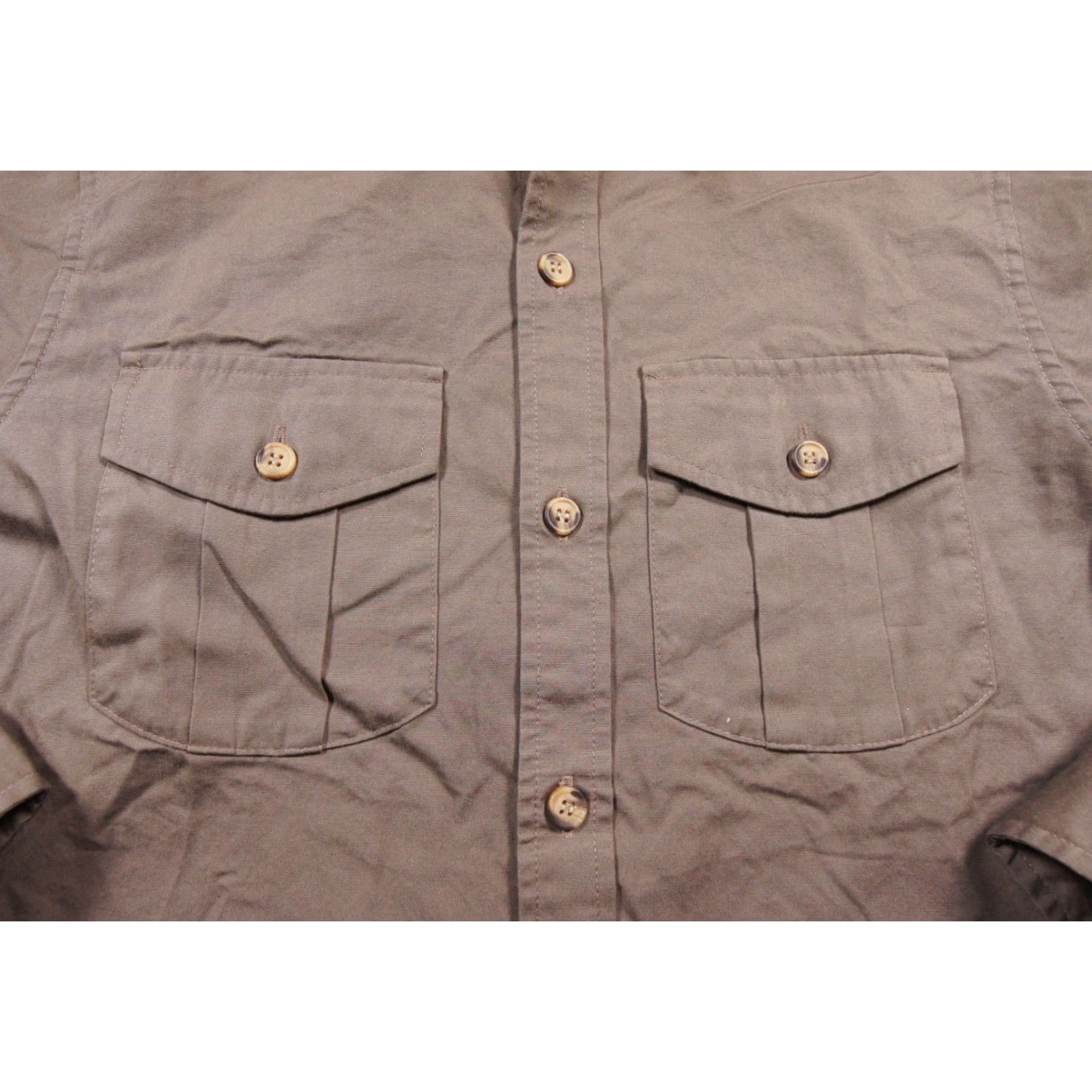 Eddie Bauer VINTAGE Eddie Bauer Shirt Mens Small Brown Button Down Safari Utility Hunt Adult Size US S / EU 44-46 / 1 - 3 Thumbnail