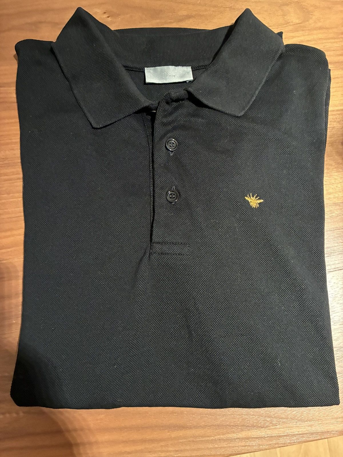 Dior VERY RARE Dior Homme Black Gold Bee Polo Size US M / EU 48-50 / 2 - 6 Thumbnail
