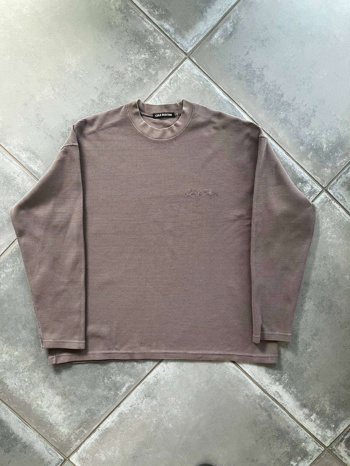 Cole Buxton Cole Buxton Long Sleeve Waffle T-Shirt Size US M / EU 48-50 / 2 - 3 Thumbnail