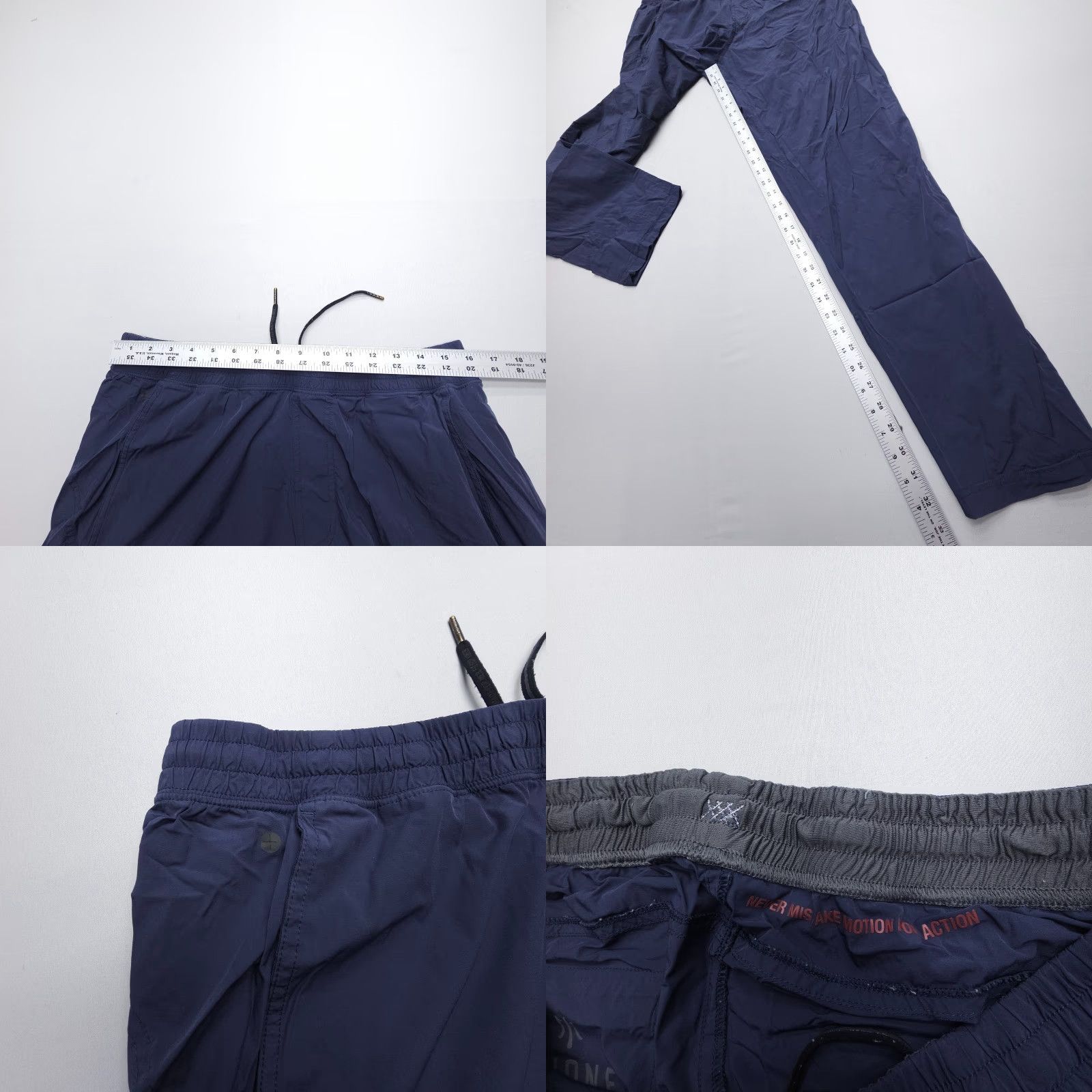 Rhone Rhone Pants Mens XL Blue Jogger 33"insm Drawstring Gym Warm Up Running Size US 36 / EU 52 - 8 Thumbnail