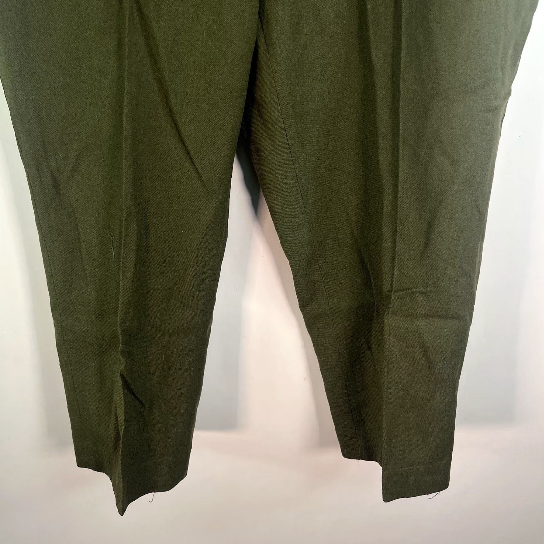 Vintage Vtg 1953 Wool M-1951 US Military Field Trouser Pants Mens MK Short 34x28.5 Green Size US 31 - 4 Thumbnail