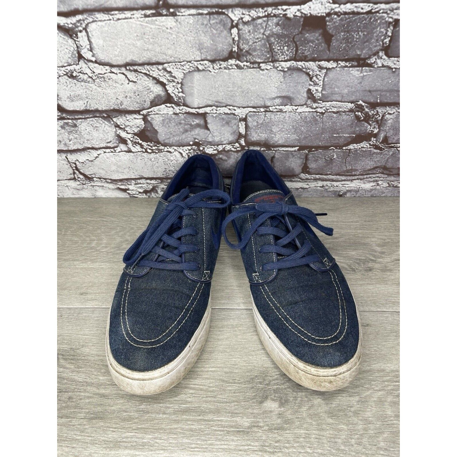 Nike Nike Janoski Stefan SB Zoom Blue Denim Skateboarding Shoes M Size US 10.5 / EU 43-44 - 3 Thumbnail
