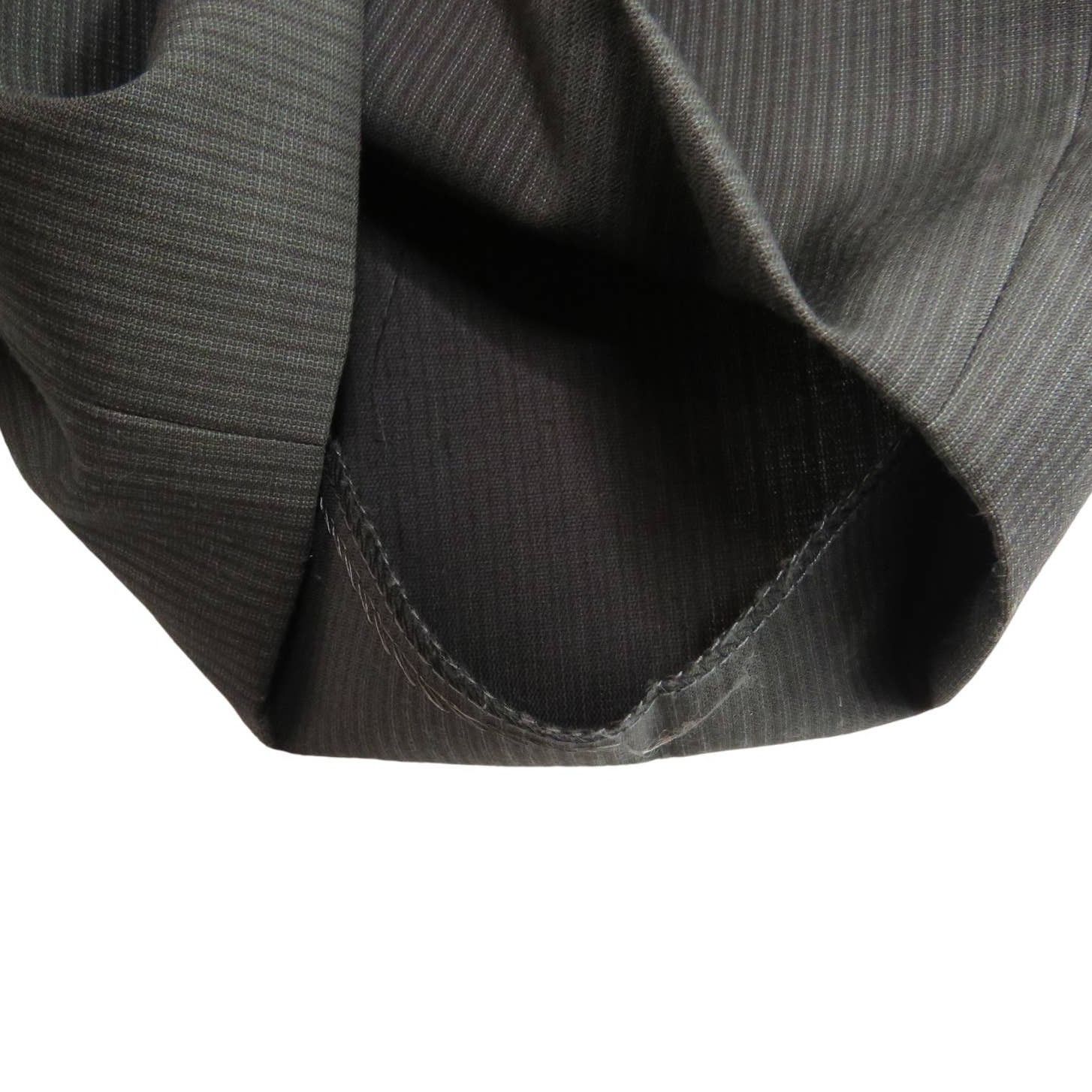 Andrew Fezza Andrew Fezza Men's Charcoal Gray Suit Jacket 46R Size 46R - 10 Thumbnail