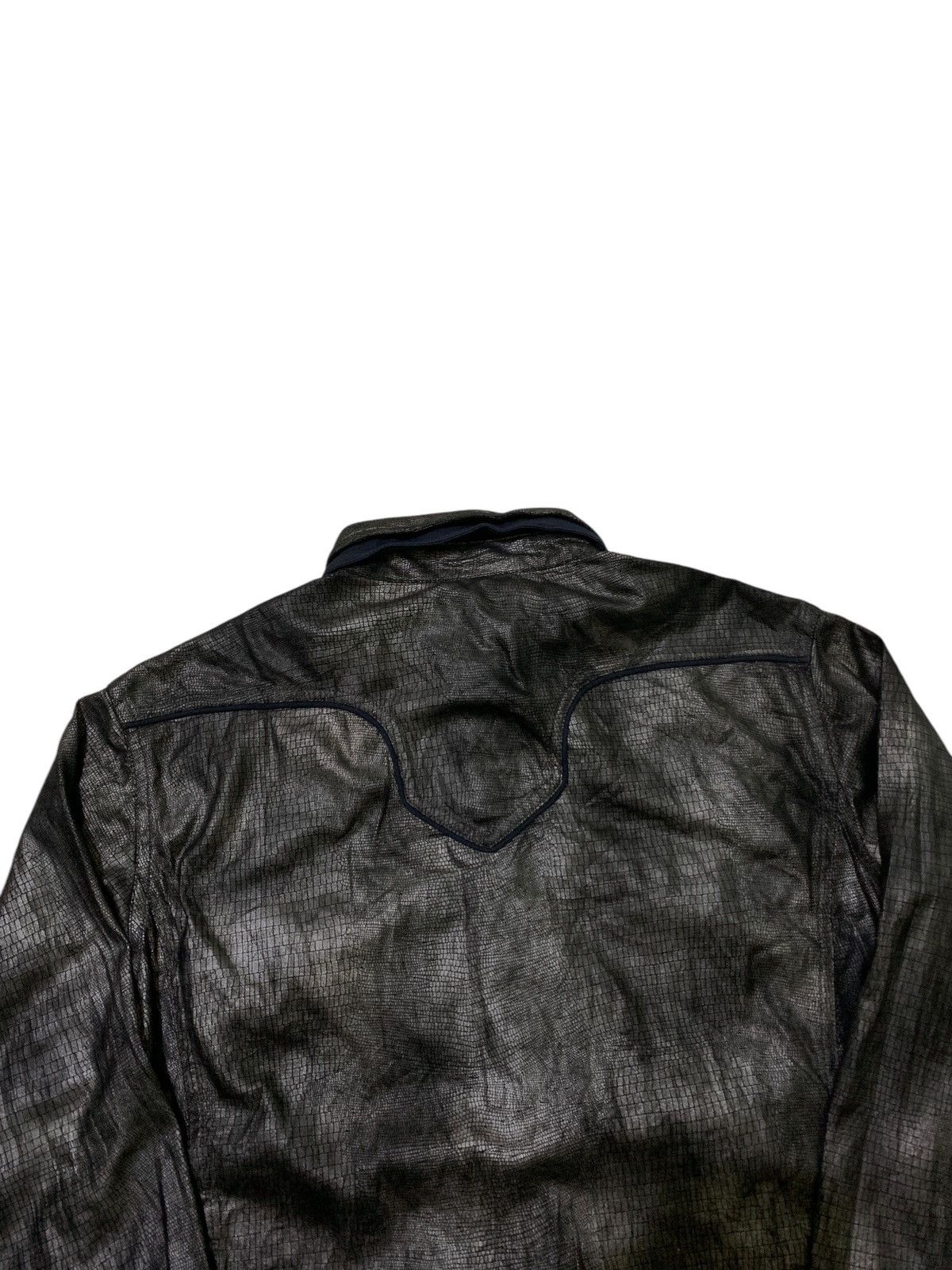 If Six Was Nine × Japanese Brand × Le Grande Bleu (L.G.B.) Vintage Semantic Design Ifsixwasnine Snakeskin Shirt Size US M / EU 48-50 / 2 - 3 Thumbnail