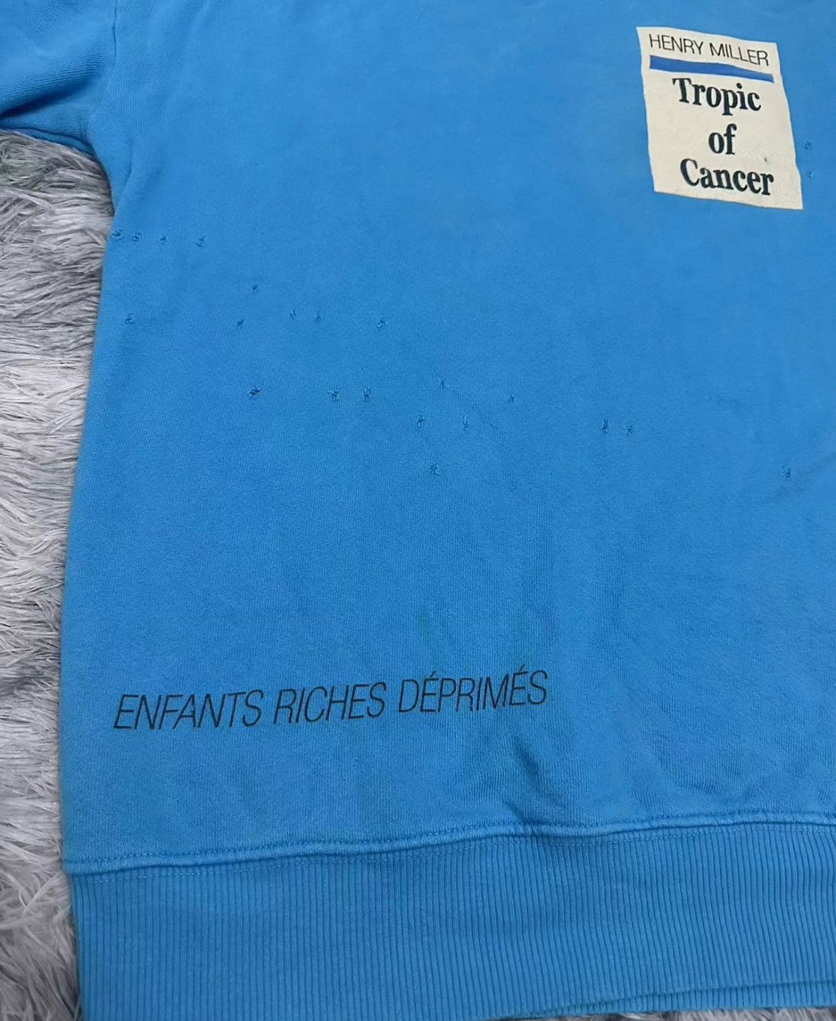 Enfants Riches Deprimes erd Blue Cigarette Sweatshirt-2505 Size US XS / EU 42 / 0 - 4 Thumbnail
