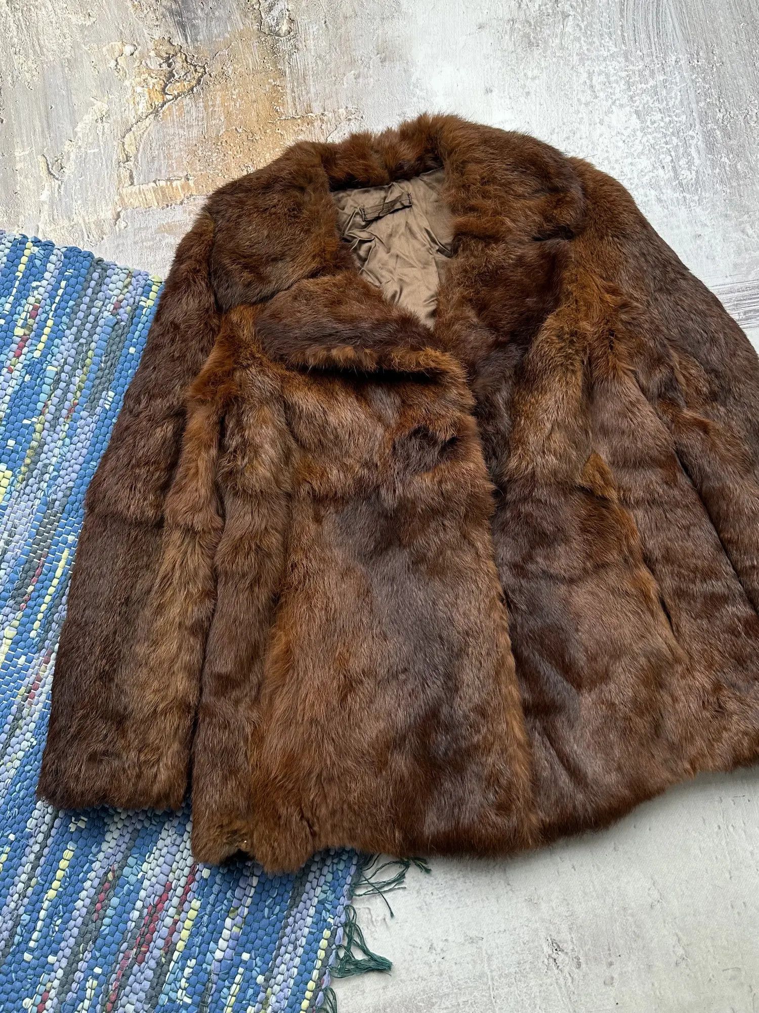 Vintage Vintage Real Rabbit Fur Jacket A253D15(44) Size M / US 6-8 / IT 42-44 - 2 Thumbnail