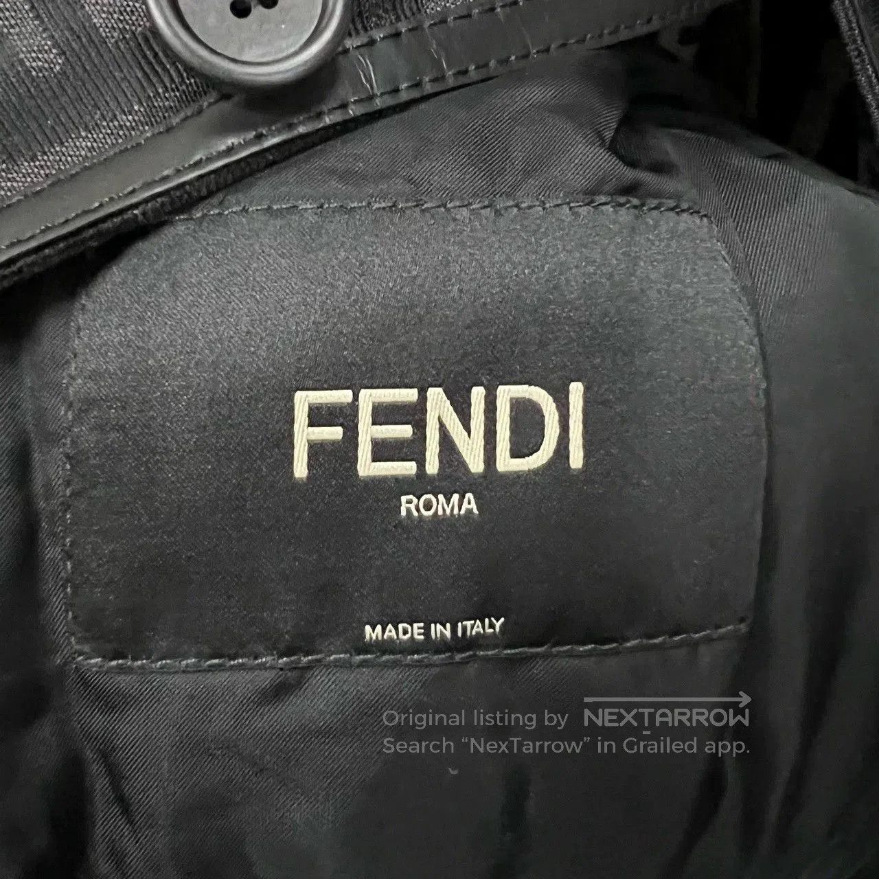 Fendi FENDI FF Monogram Stand Collar Jacket. Size US L / EU 52-54 / 3 - 5 Thumbnail