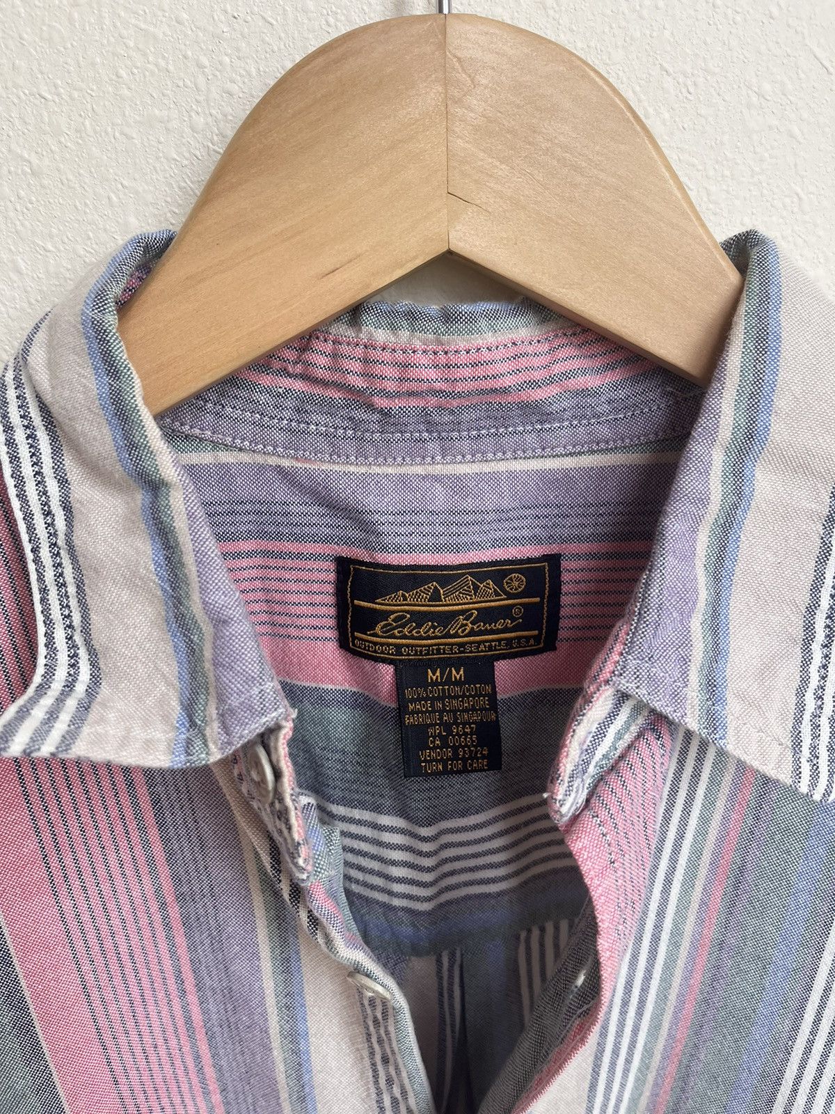 Eddie Bauer Eddie Bauer Multicolor Striped Button Up Size US M / EU 48-50 / 2 - 3 Thumbnail