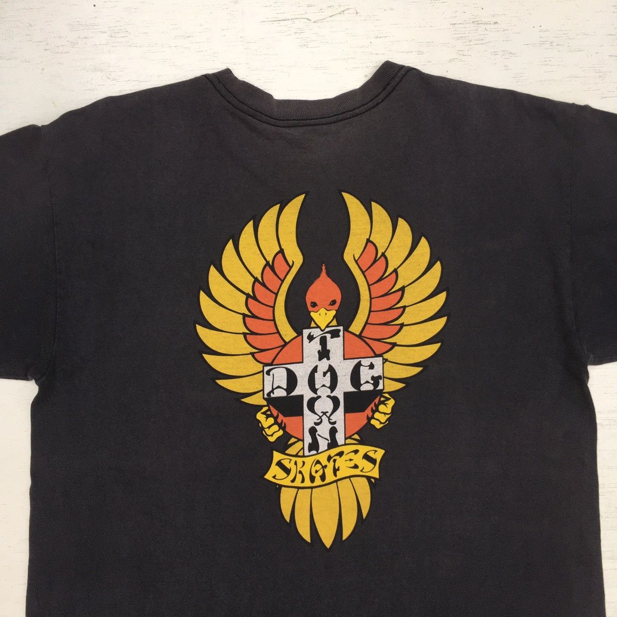 Dogtown × Vintage Sun Faded Vintage Dog Town Skates T-Shirt Size US M / EU 48-50 / 2 - 17 Thumbnail