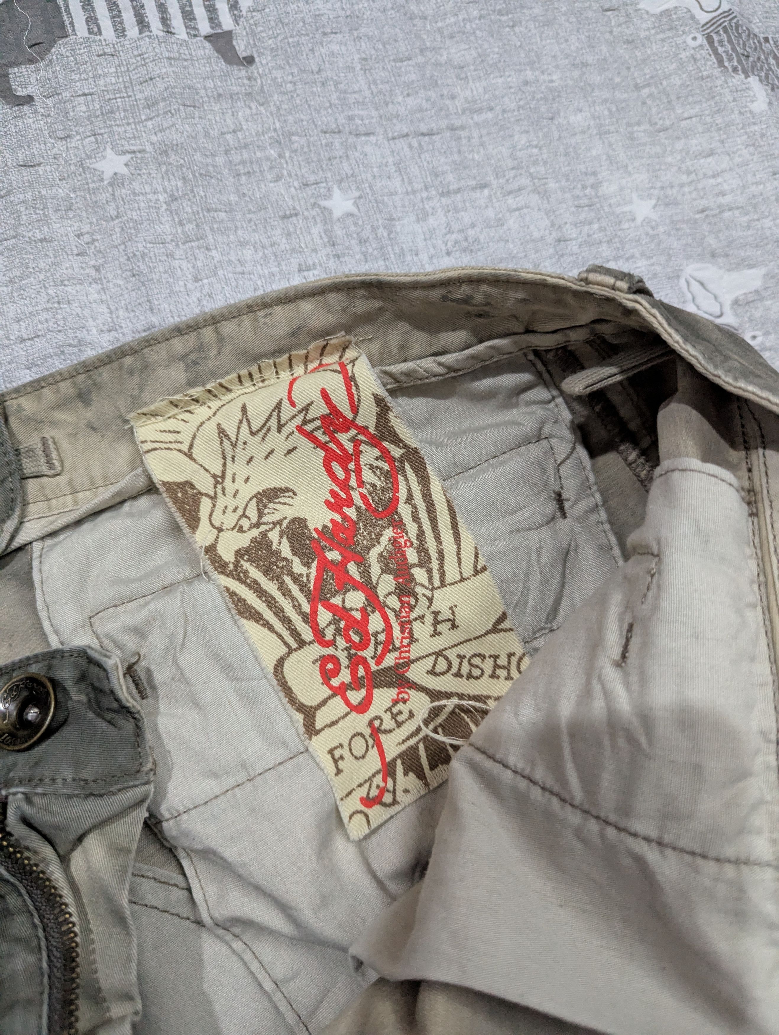 Christian Audigier × Ed Hardy Ed Hardy cargo zip baggy wide pants Size US 38 / EU 54 - 8 Thumbnail