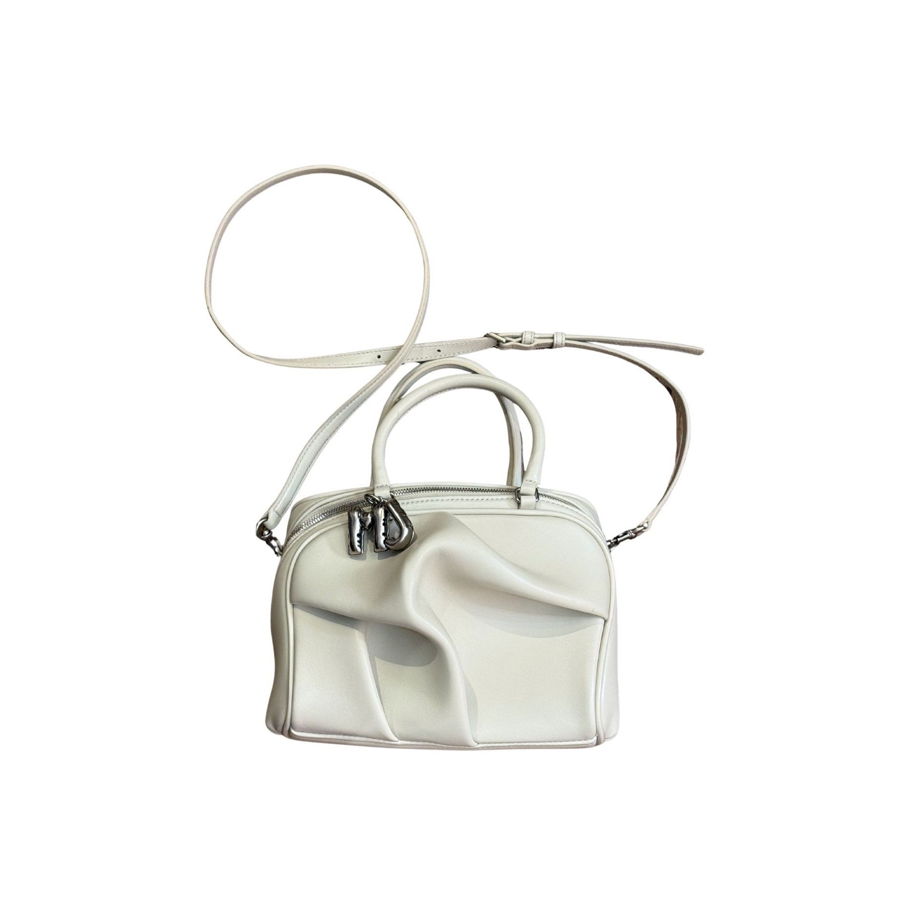 Marc Jacobs MARC JACOBS The Small Wave Top-Handle Bag Bone NEW $658 Size ONE SIZE - 2 Thumbnail