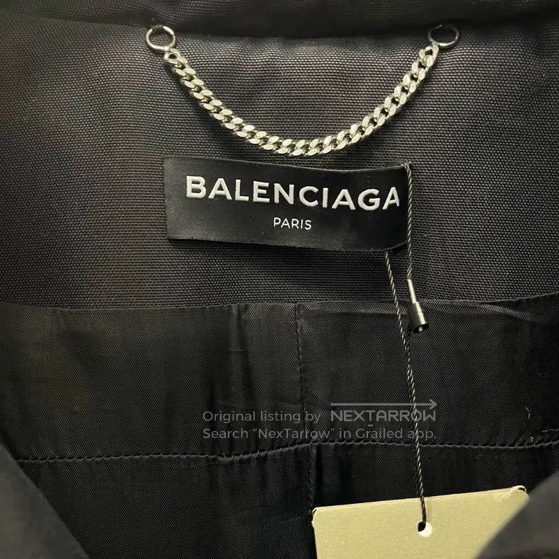 Balenciaga Balenciaga Solid Zip Parka Coat Size US S / EU 44-46 / 1 - 5 Thumbnail