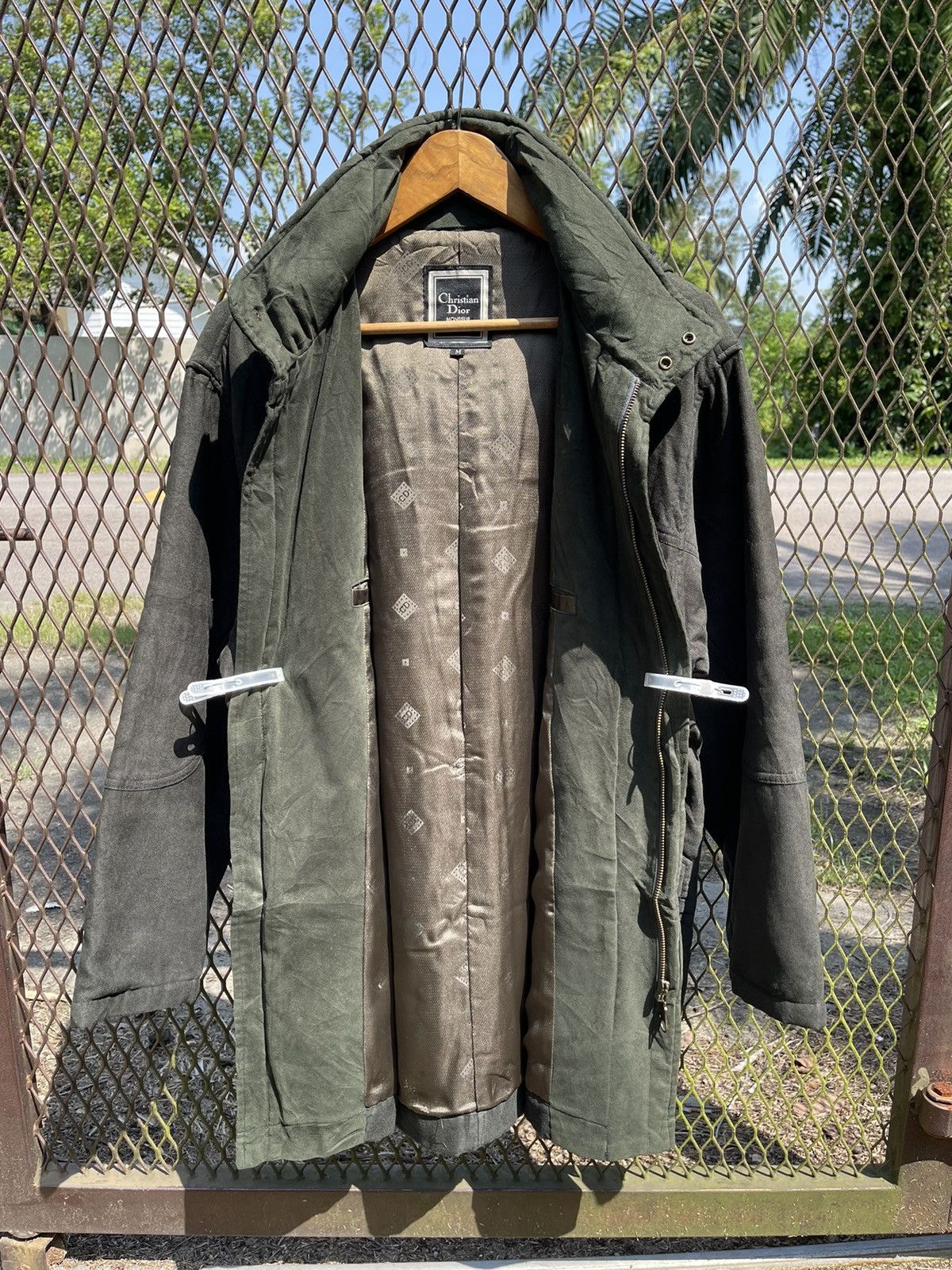 Christian Dior Monsieur Vintage Christian Dior MONSIEUR Olive Hooded Coat (M) Size US M / EU 48-50 / 2 - 14 Thumbnail