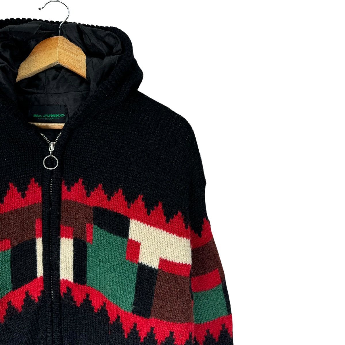 Mr. Junko ☀️JUNKO KOSHINO MEN HOODIE KNITWEAR SWEATER Size US L / EU 52-54 / 3 - 4 Thumbnail