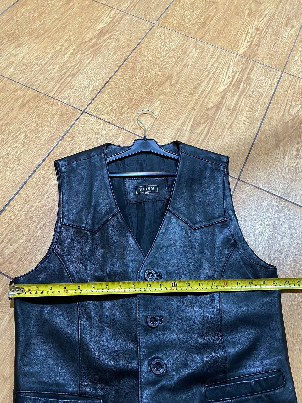 Hugo Boss Vintage Vest Hugo Boss black streetwear Y2K Size 40R - 9 Thumbnail
