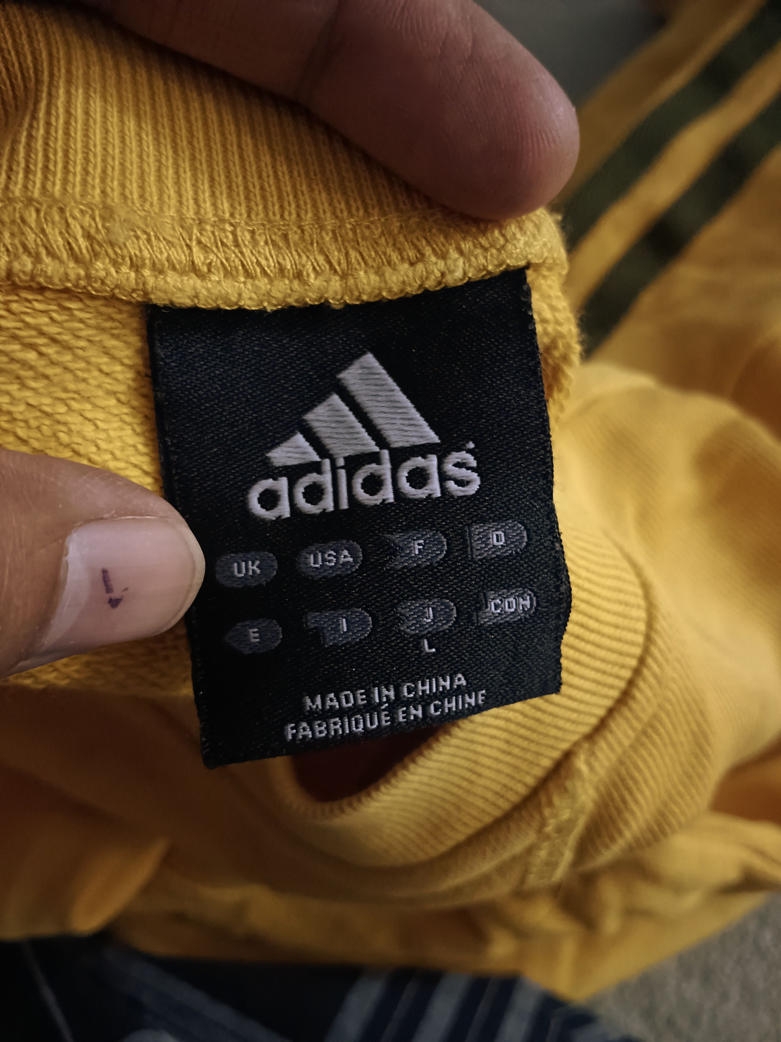 Adidas × Vintage Adidas Vintage 3 stripes Sweatshirt L Long sleeve Size US L / EU 52-54 / 3 - 2 Thumbnail
