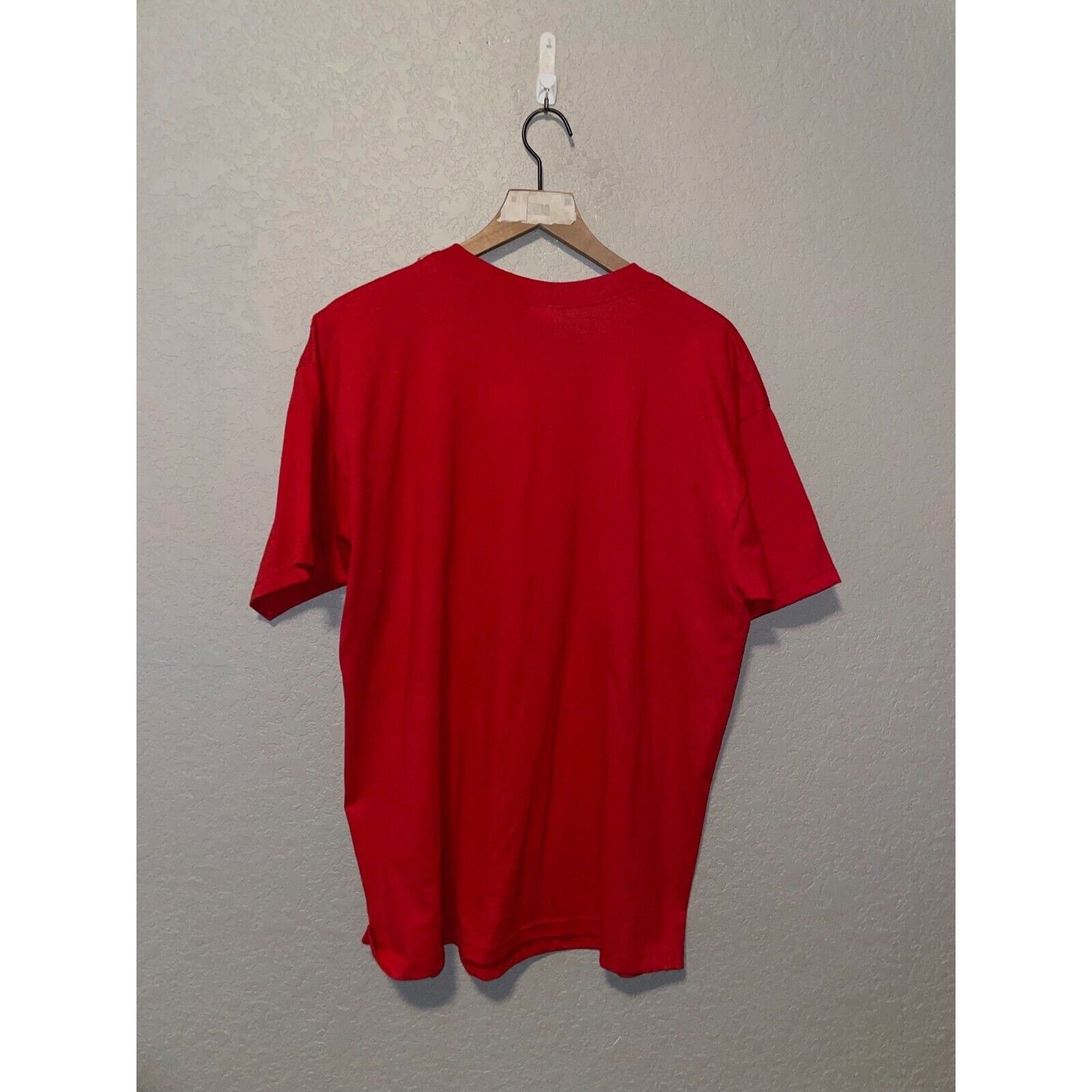 Fruit Of The Loom Vintage Solomon Shirt Slammers Basketball Red Tee 90s VTG XL Size US XL / EU 56 / 4 - 6 Thumbnail