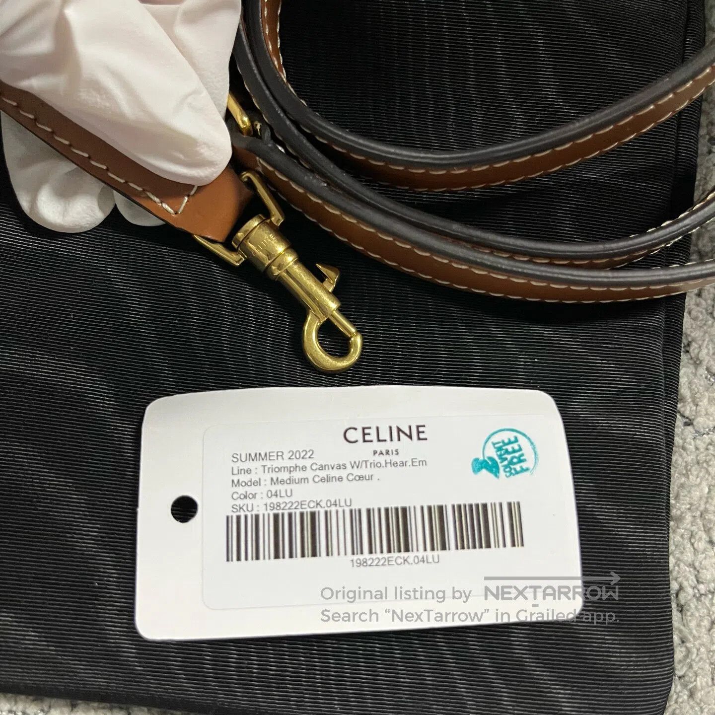 Celine CELINE aged flowers with a full heart-shaped imprint Cross Size ONE SIZE - 7 Thumbnail