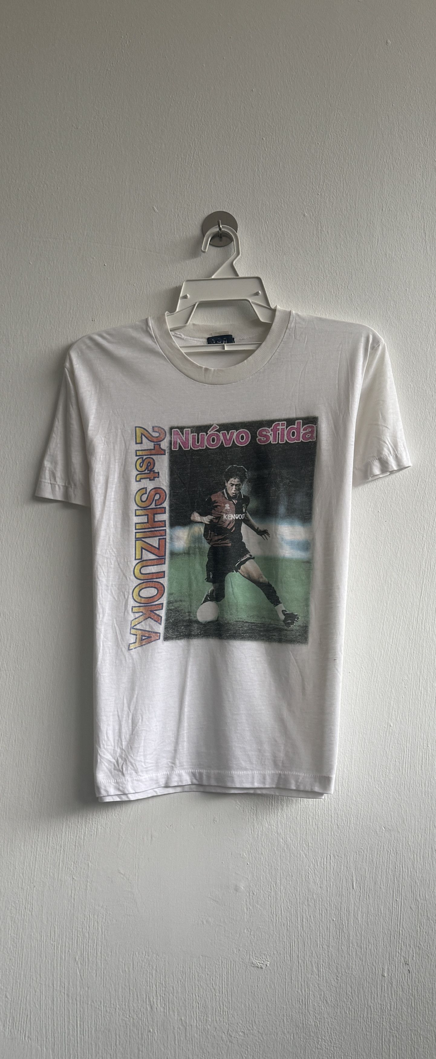 Vintage Nuovo sfida 21st SHIZUOKA Soccer Vintage T-Shirt Size US M / EU 48-50 / 2 - 1 Thumbnail