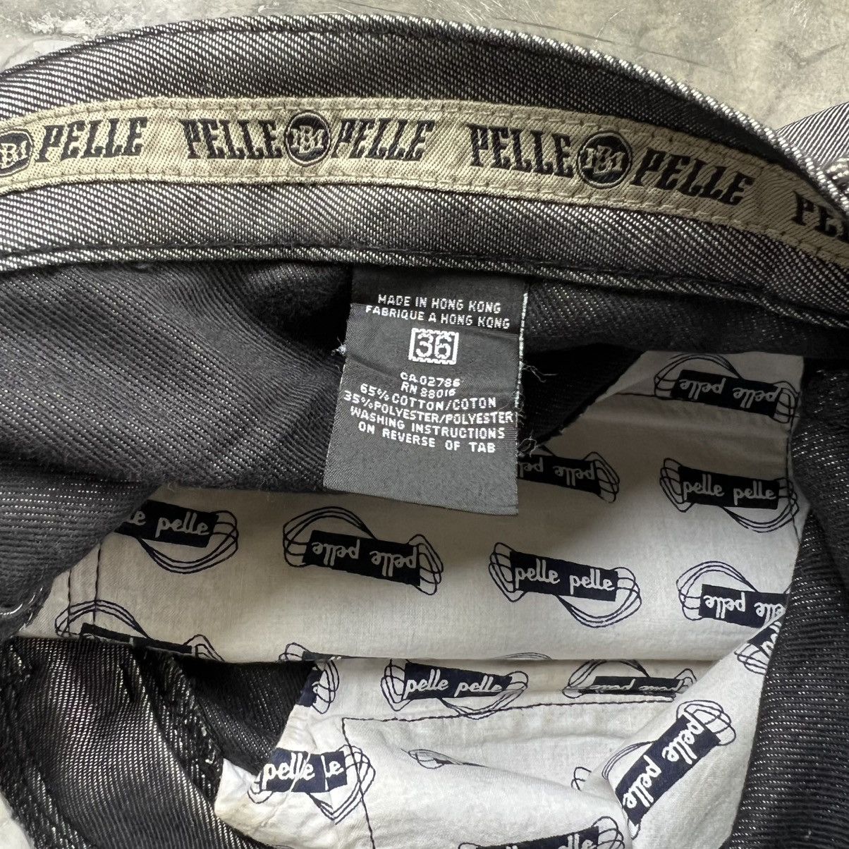 Pelle Pelle 2000s Archive Pelle Pelle Double Knee Silver Jeans Size US 36 / EU 52 - 11 Thumbnail