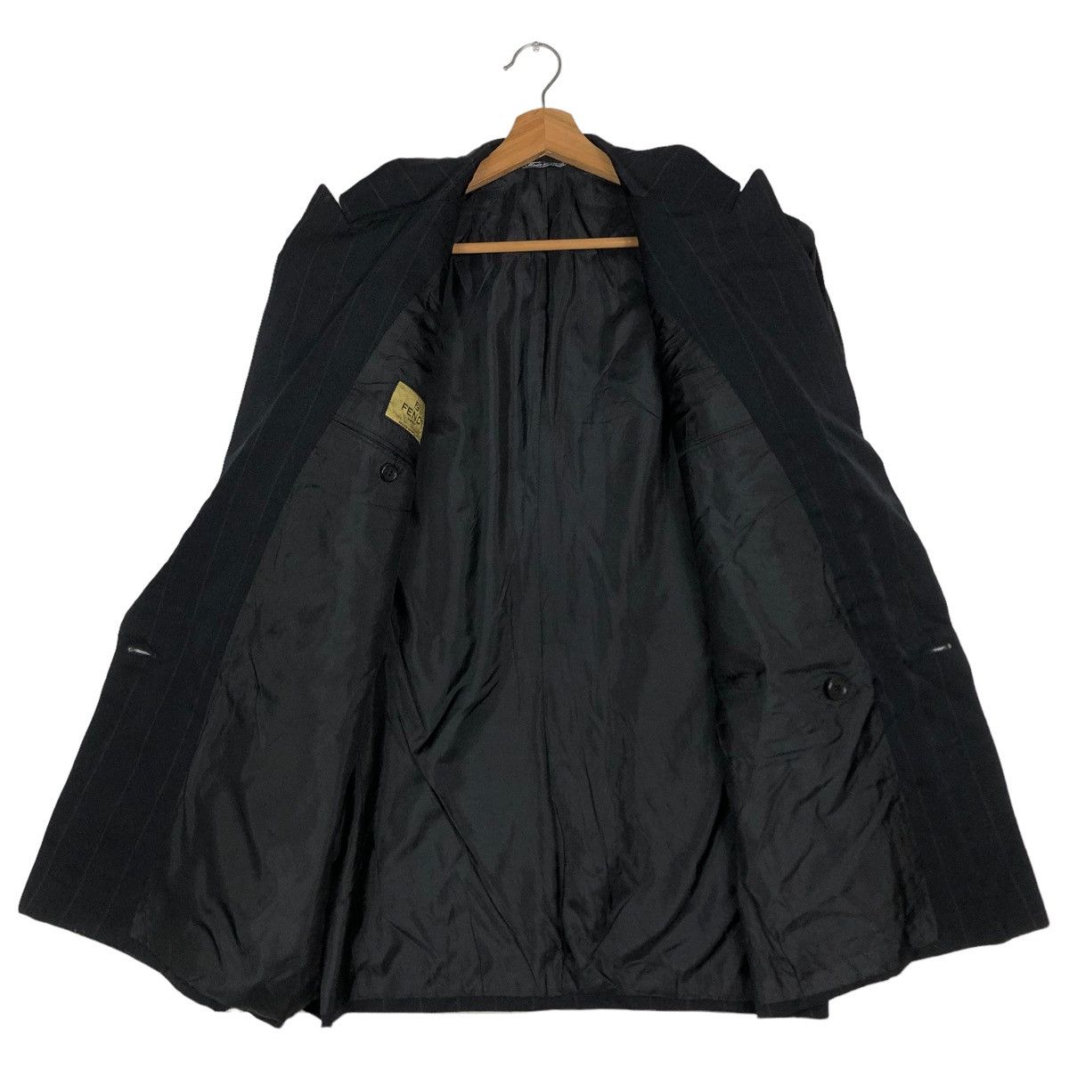 Fendi 🔥VINTAGE FENDI MADE IN ITALY STRIPED COATS JACKET Size US M / EU 48-50 / 2 - 13 Thumbnail