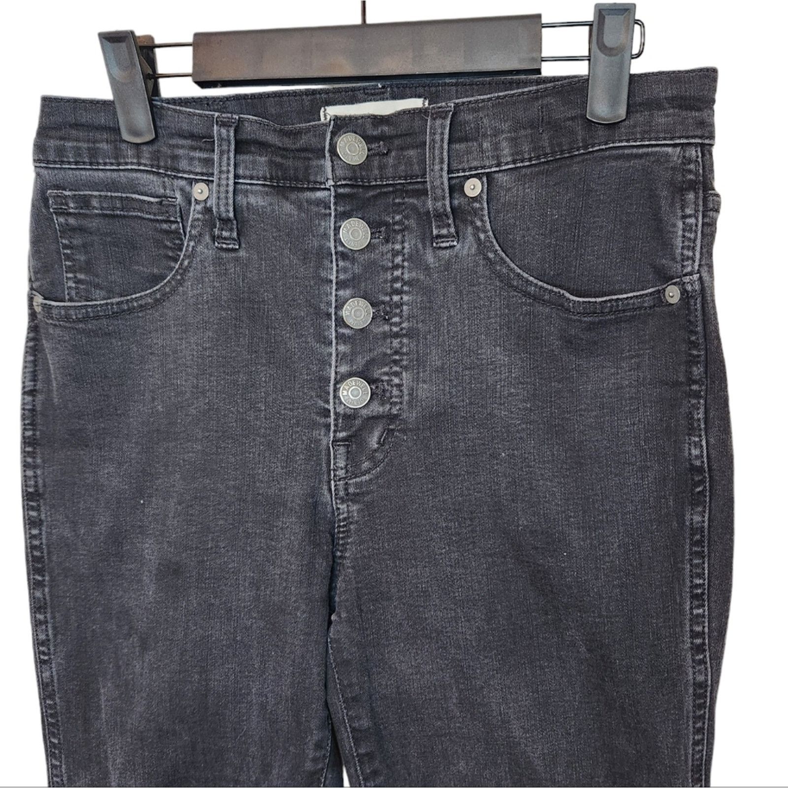 Madewell Madewell 10" High Rise Skinny Jeans Button edition 27 Size 27" / US 4 / IT 40 - 10 Thumbnail