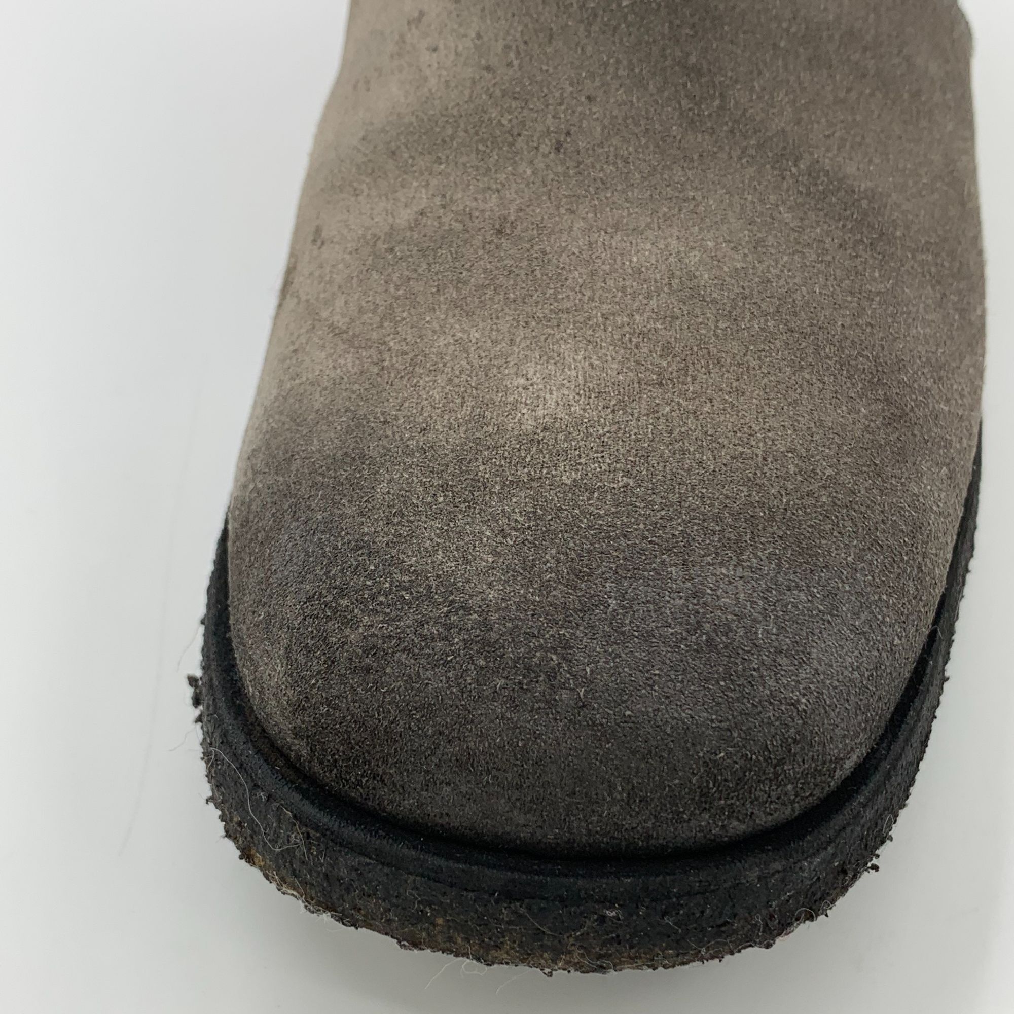 Prada Prada Gray Suede Zipper Mid-Calf Boots (Size 40) Size US 10 / IT 40 - 5 Thumbnail