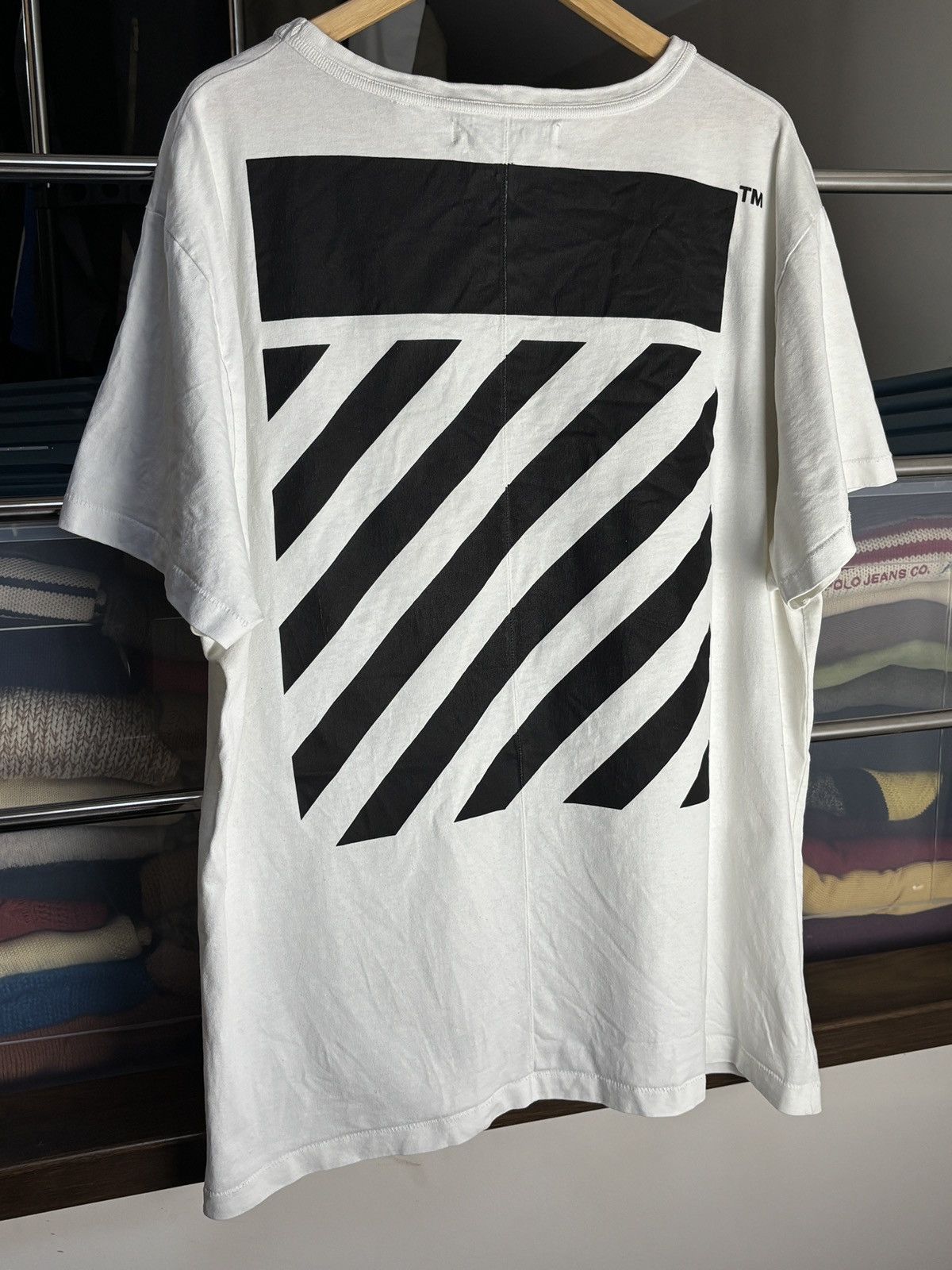 Off-White Off-White Vintage Caravaggio Rare T-Shirt Size US XL / EU 56 / 4 - 5 Thumbnail