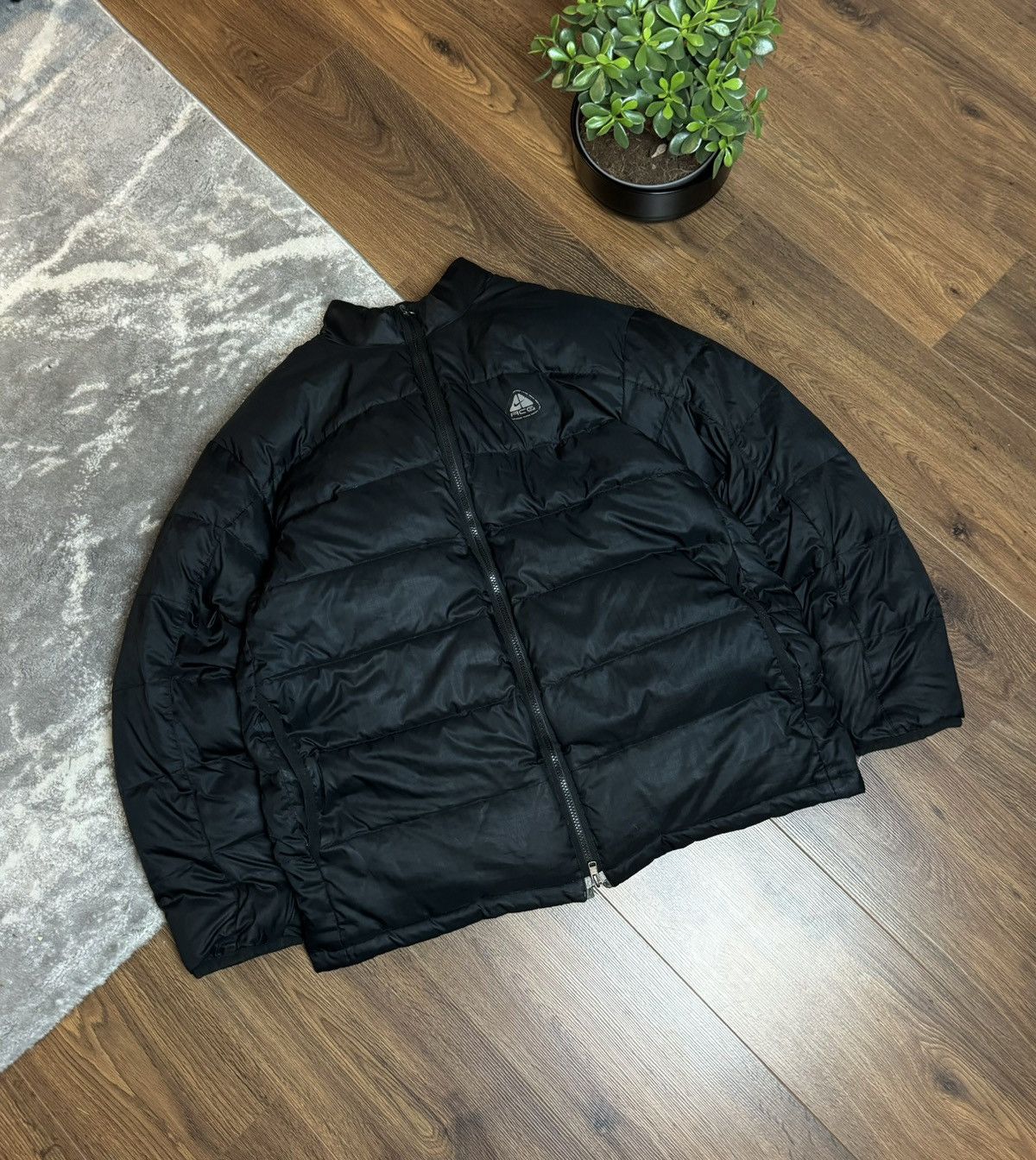 image of 90's Nike Acg Vintage Double Sided Down Jacket in Black, Men's (Size XL)