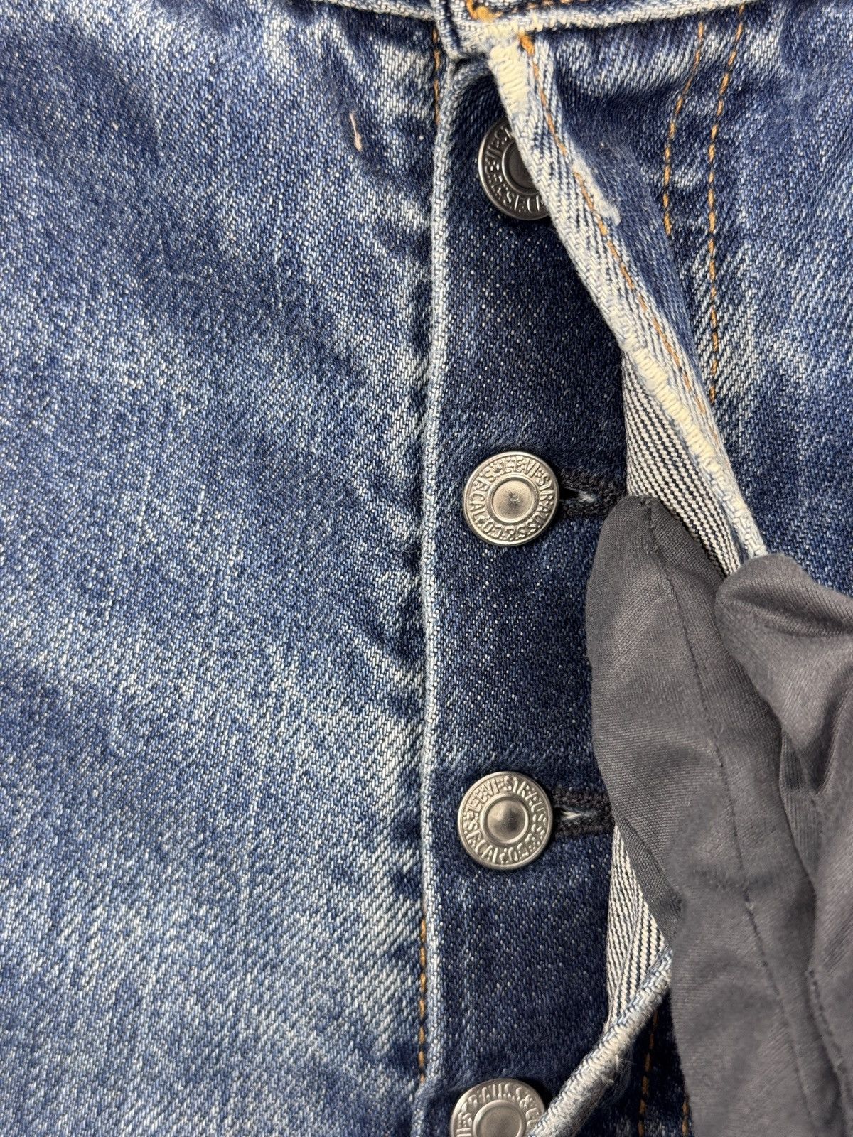 Levi's DISTRESSED VINTAGE DENIM JEANS Size US 36 / EU 52 - 7 Thumbnail