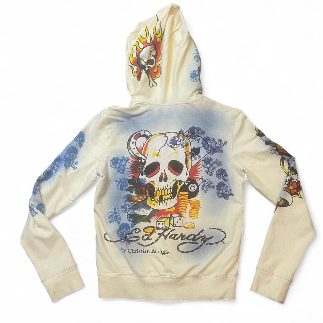 Ed Hardy Vintage Ed hardy all over print zip up hoodie Size M / US 6-8 / IT 42-44 - 1 Thumbnail