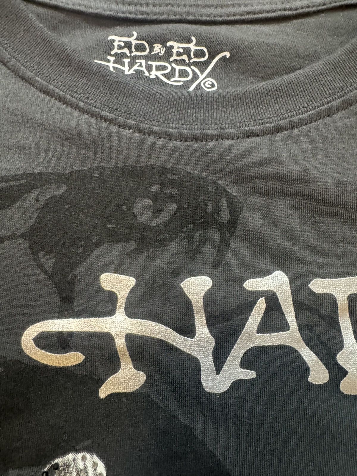 Ed Hardy Ed Hardy Charcoal Skull Glory Tee - NWT Size US L / EU 52-54 / 3 - 6 Thumbnail