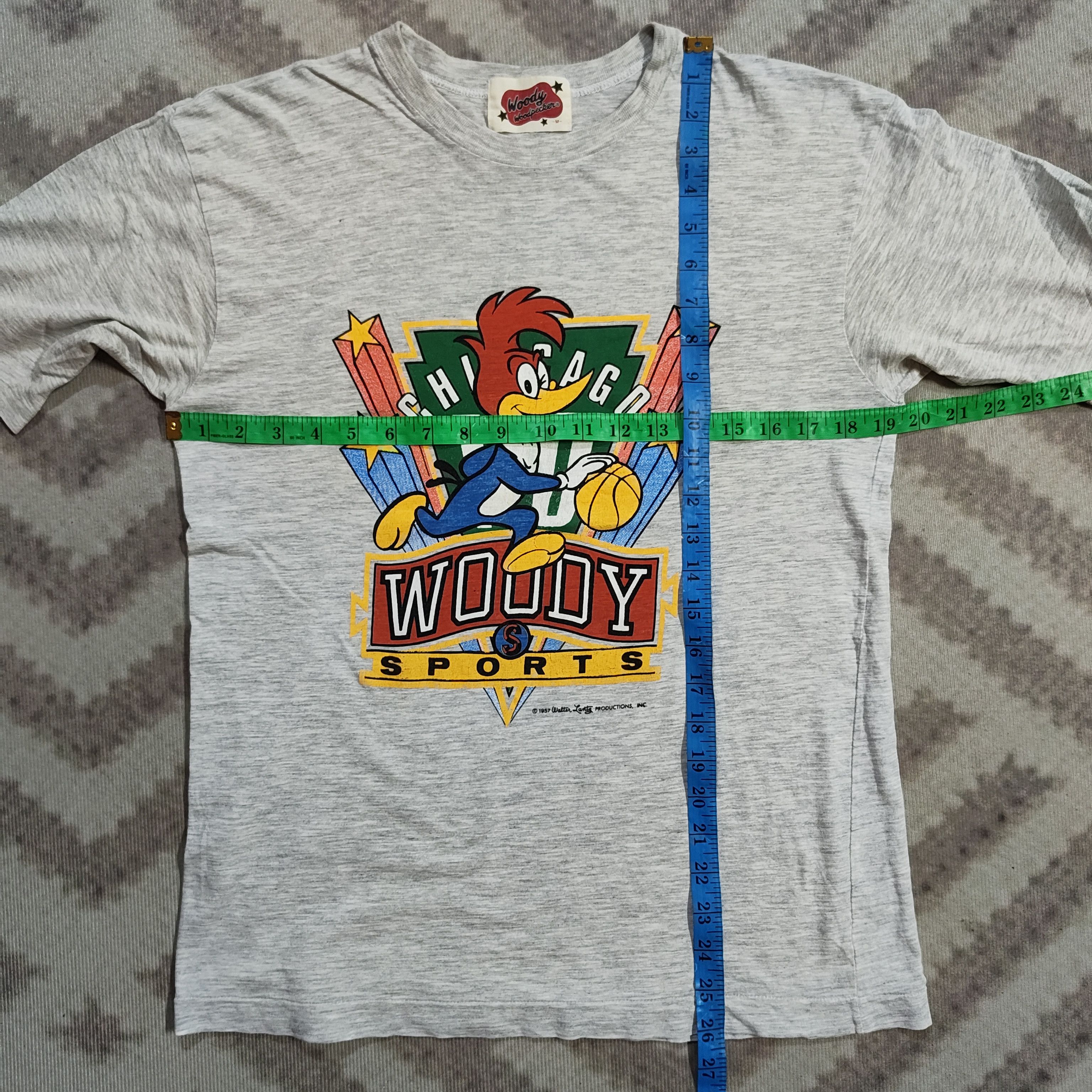 Vintage Vintage 90s WOODY WOODPECKER T-shirt Size US M / EU 48-50 / 2 - 8 Thumbnail