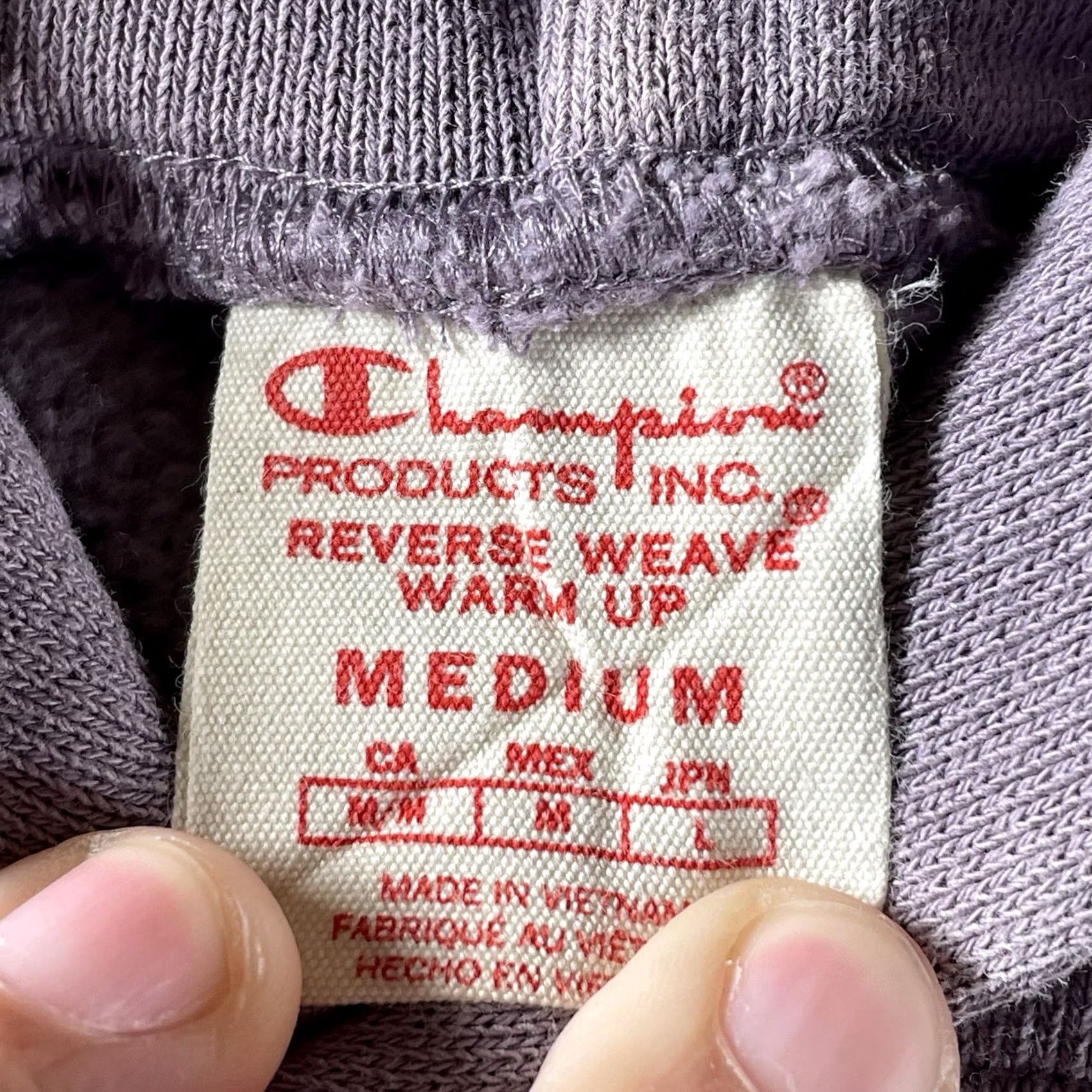Champion Champion Reverse Weave Hoodie Mens Medium Purple Spellout Embroidered Logo Size US M / EU 48-50 / 2 - 3 Thumbnail