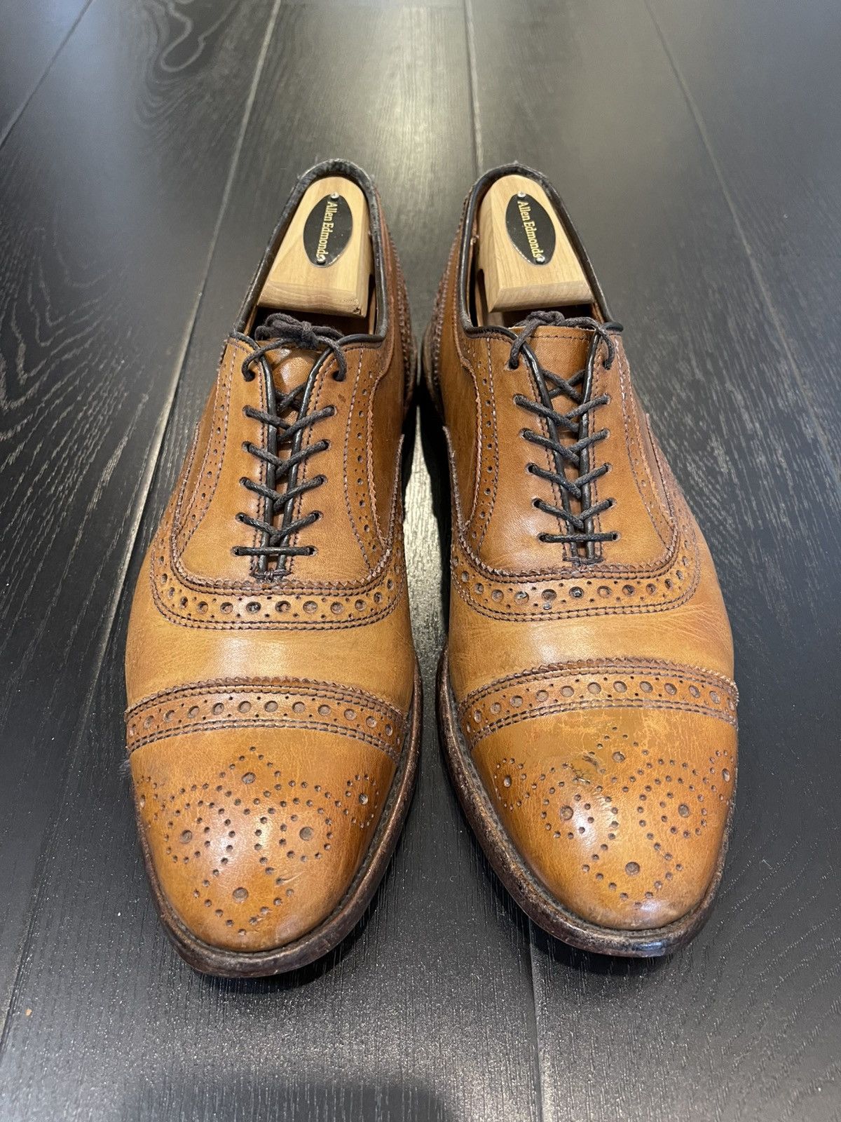 Allen Edmonds Allen Edmonds Strand Cap-toe Brown Oxford Size US 7.5 / EU 40-41 - 3 Thumbnail
