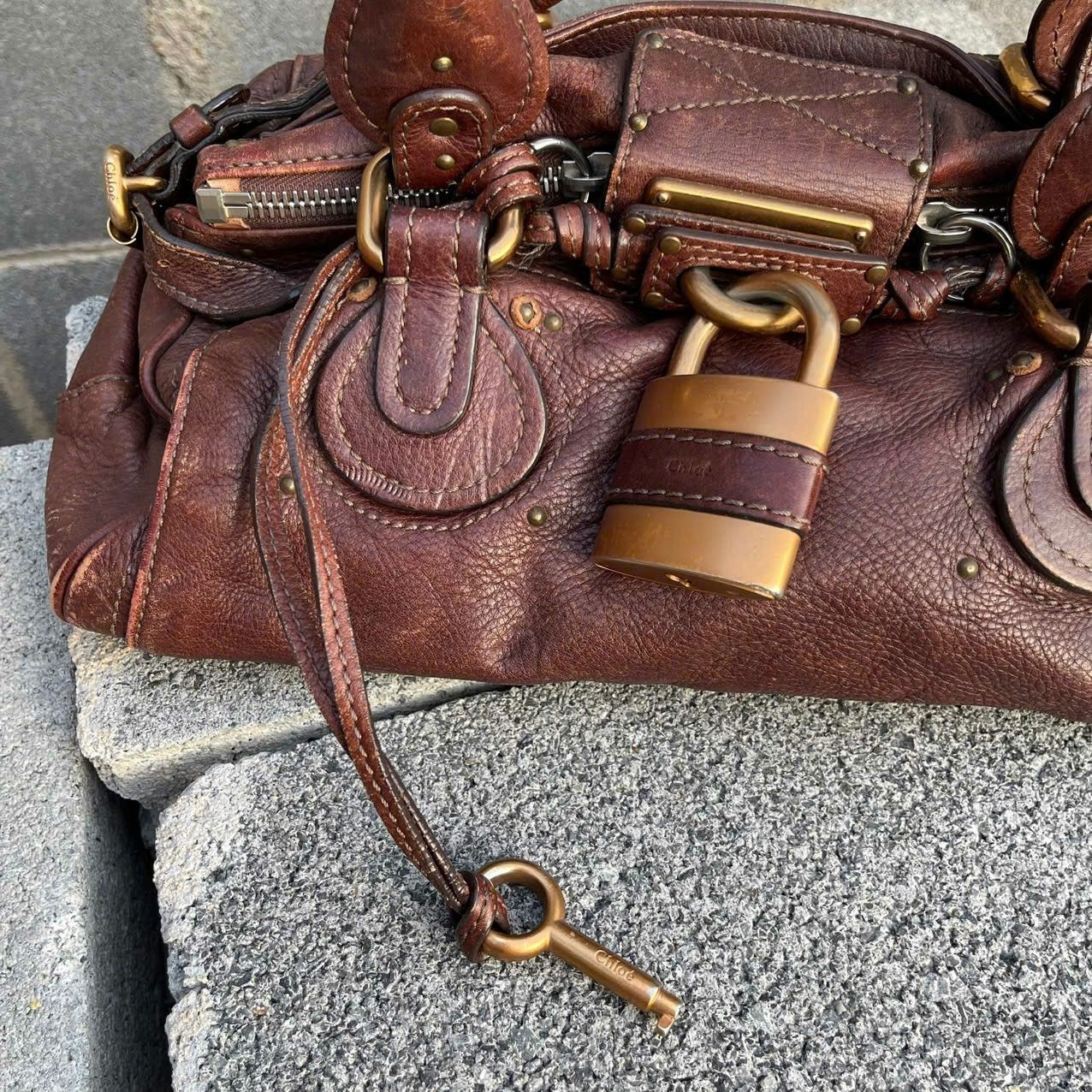Chloe Chloé Paddington Bag Dark Brown Size ONE SIZE - 3 Thumbnail