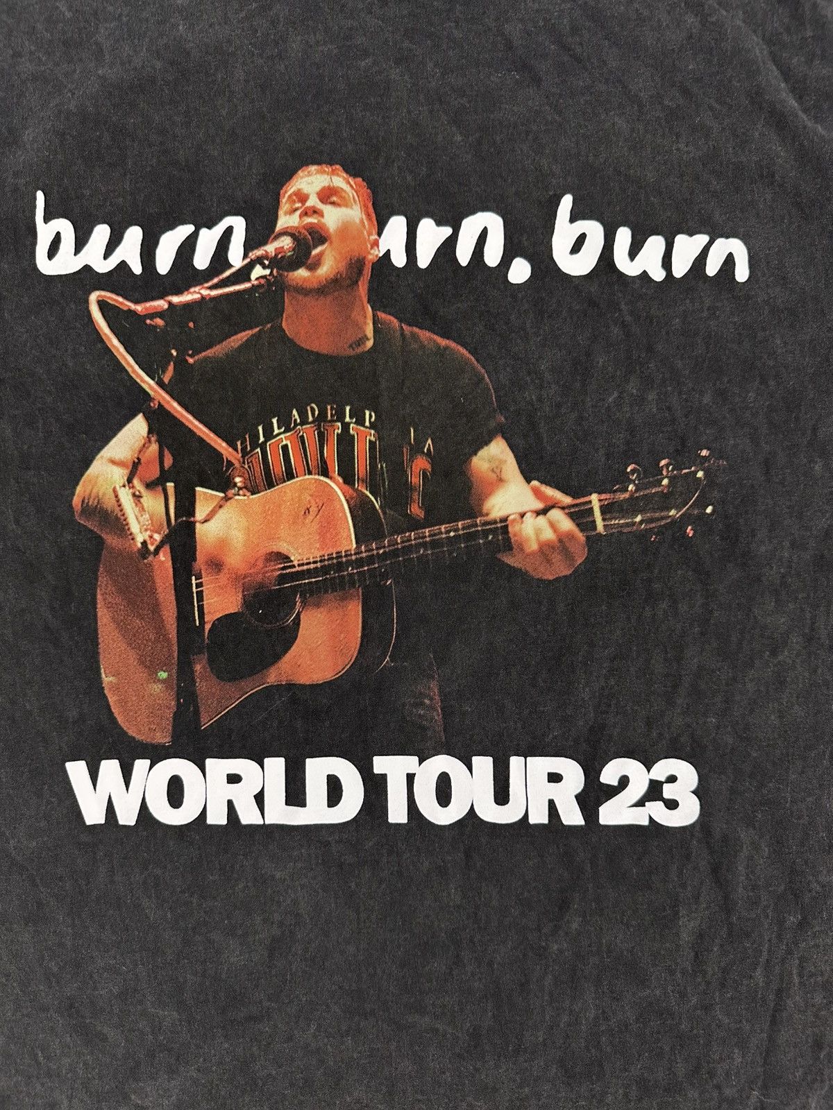 Other Zach Bryan Burn Burn Burn World Tour 2023 Tee Vintage Wash Size US XL / EU 56 / 4 - 3 Thumbnail